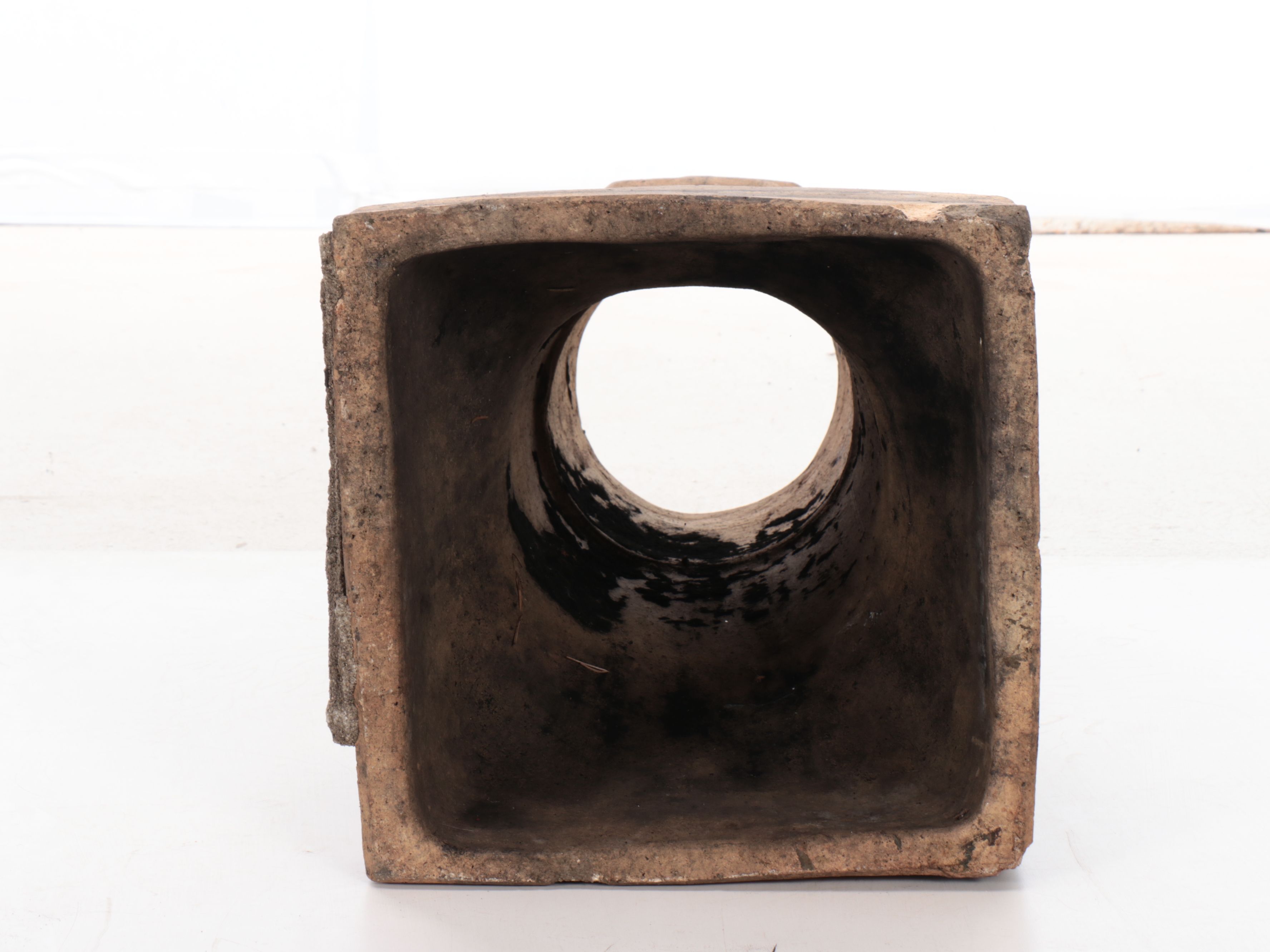 Octagonal Stoneware Chimney Pot, Late 19th/Early 20th Century