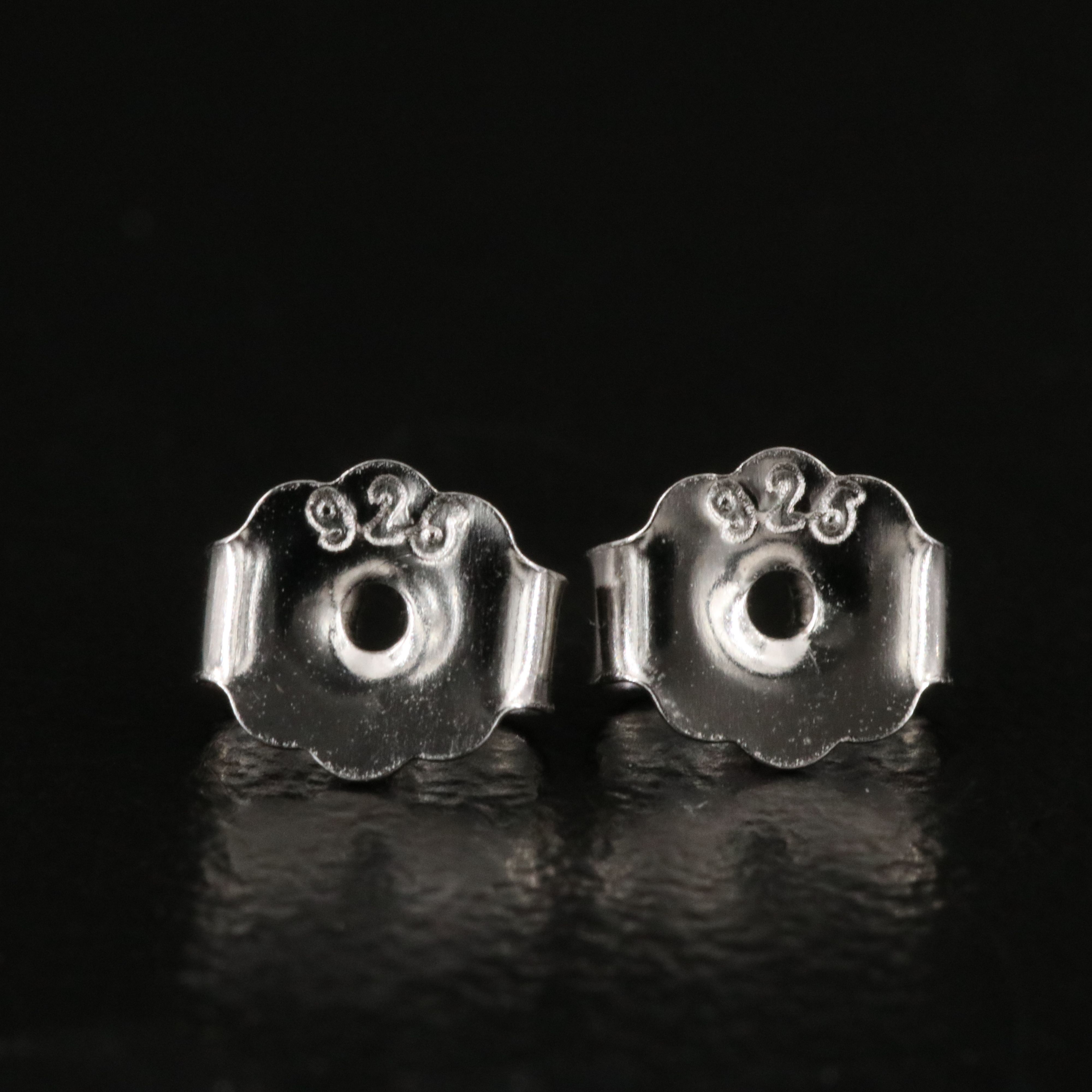 Sterling Ruby Feather Drop Earring