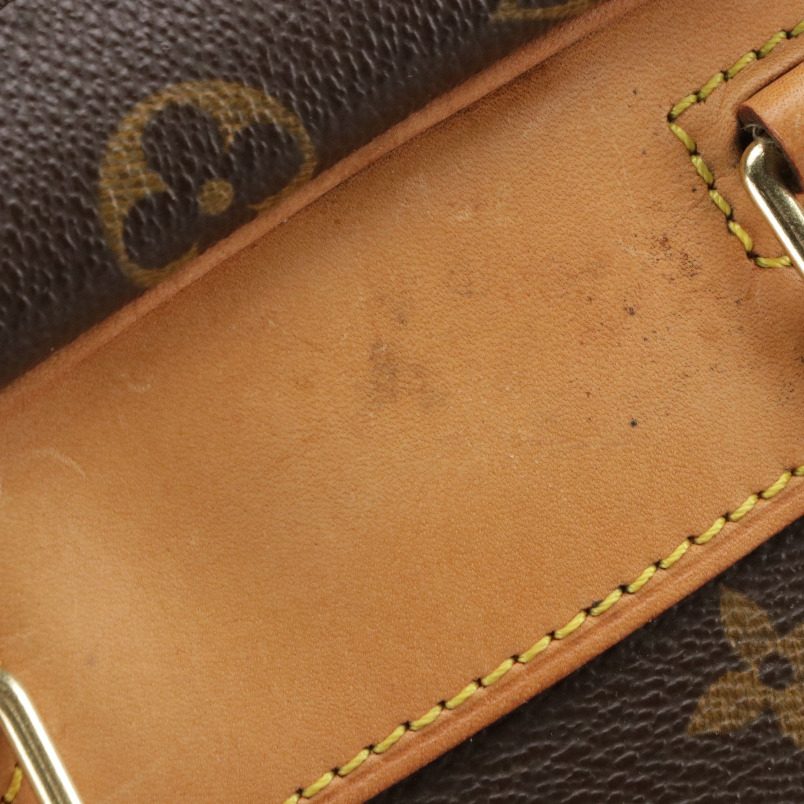 Louis Vuitton Deauville Handbag in Monogram Canvas and Vachetta Leather