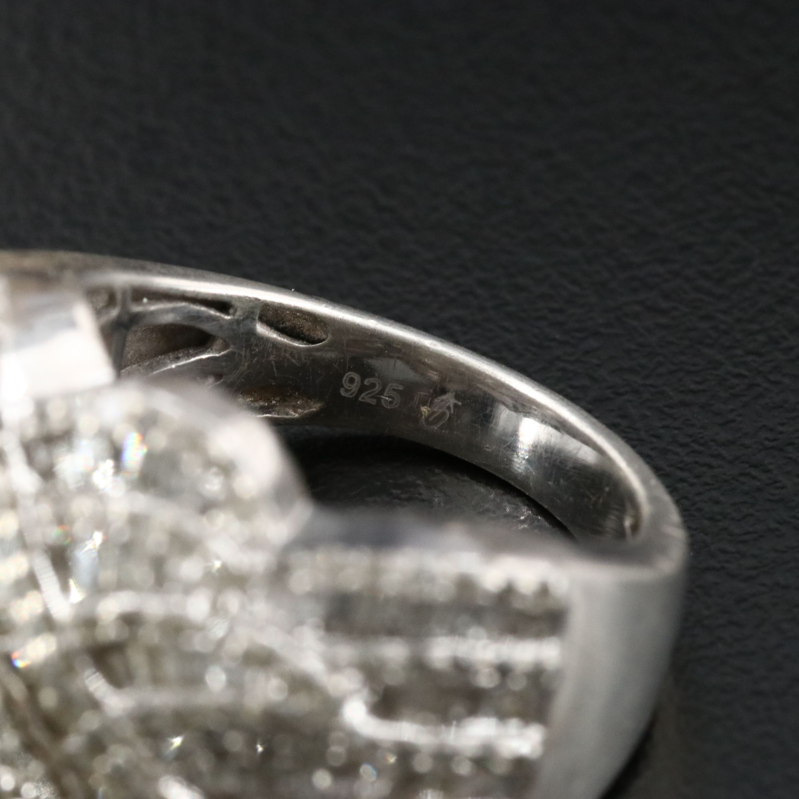 Sterling 1.52 CTW Diamond Crossover Ring