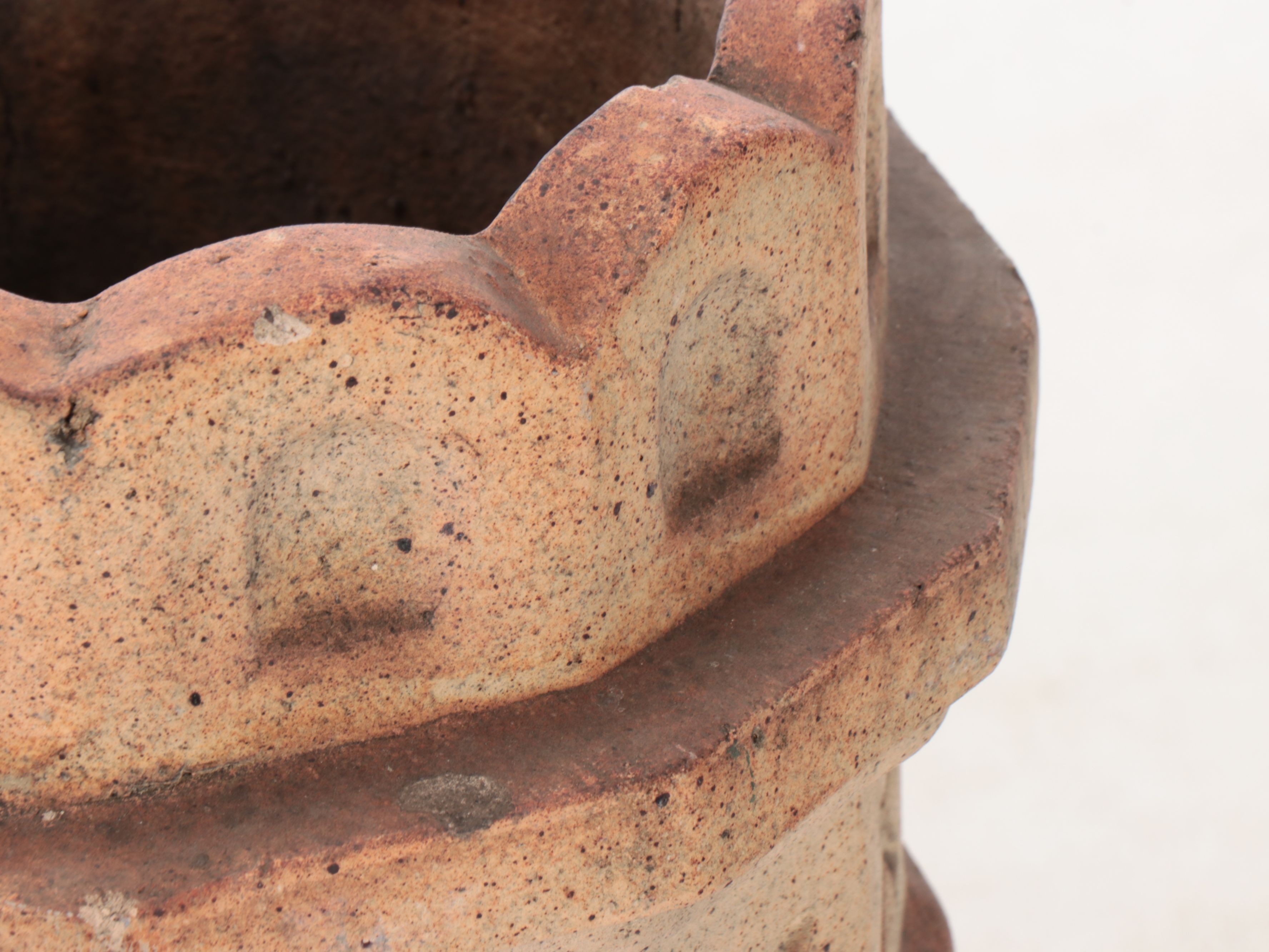 Classical Column Style Stoneware Chimney Pots, Late 19th/Early 20th Century