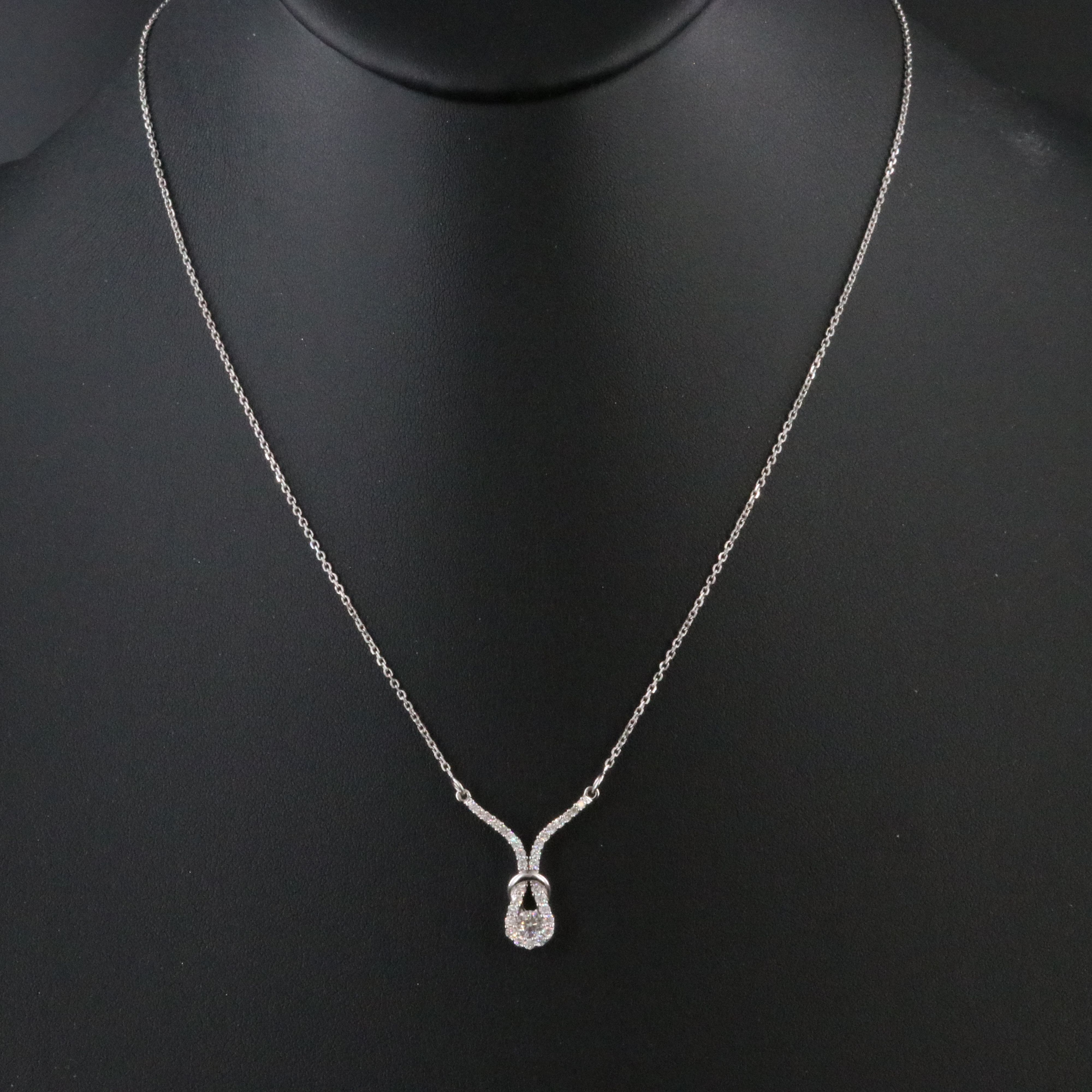 14K 0.50 CTW Diamond Loop Necklace