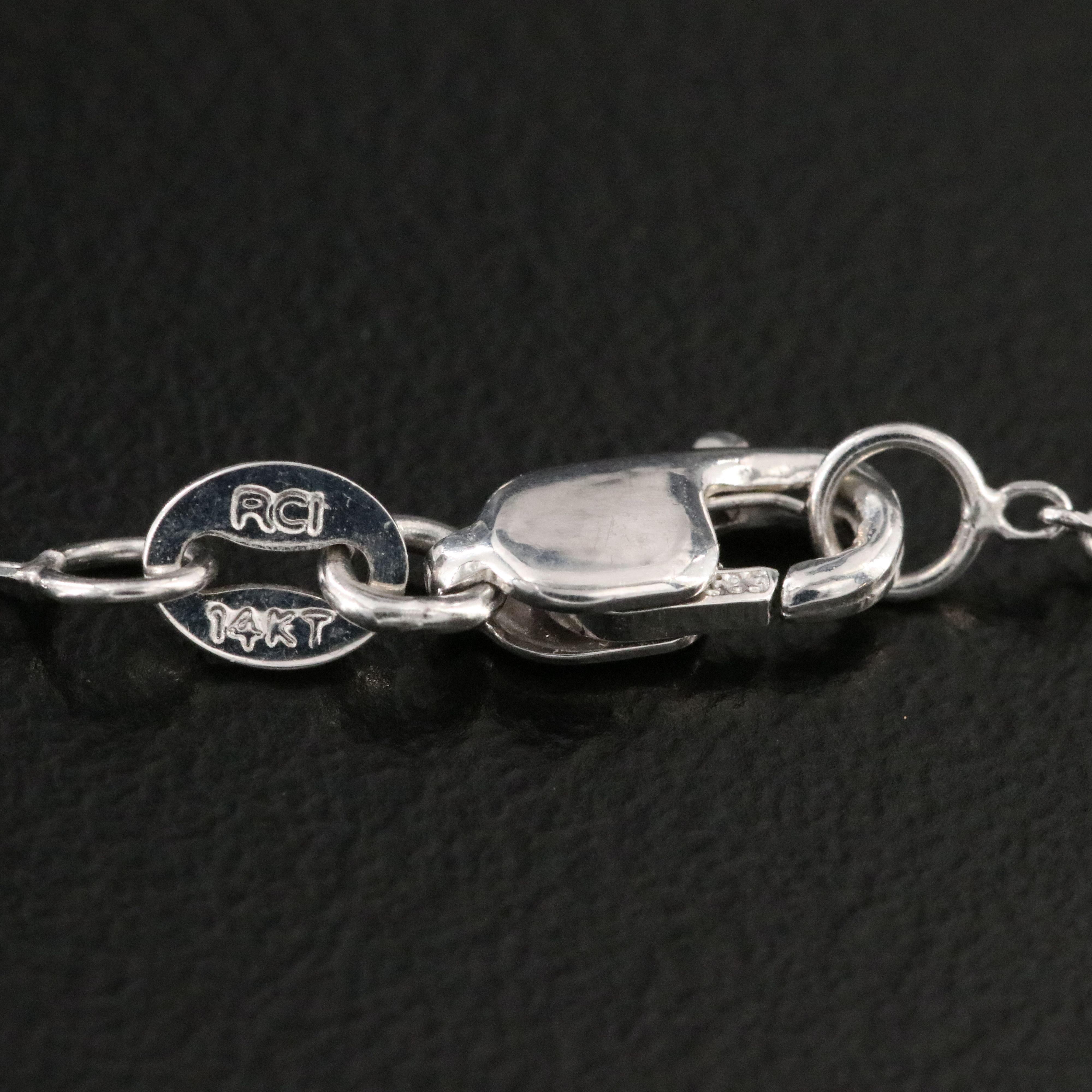 14K 0.50 CTW Diamond Loop Necklace