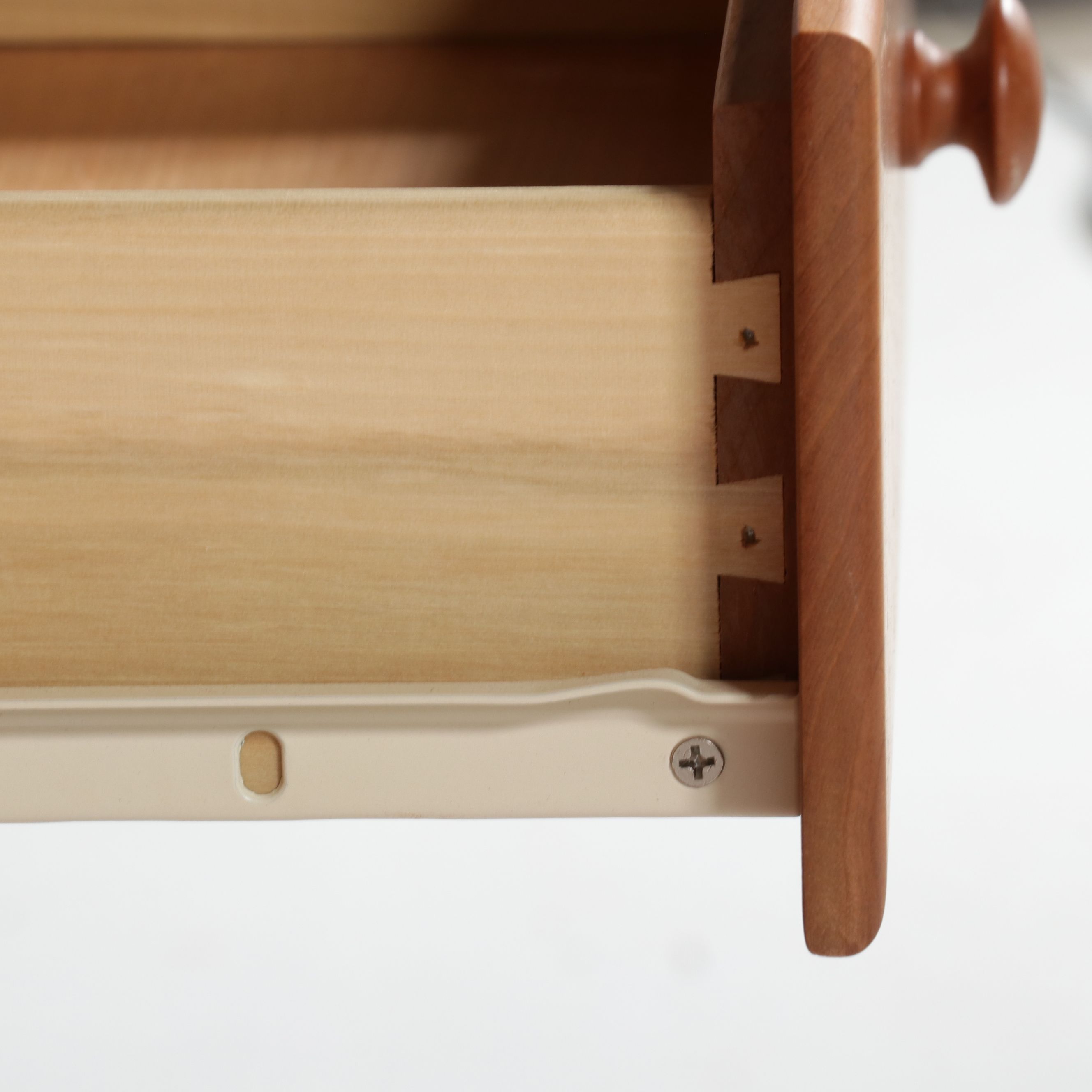 Colonial Revival Solid Wooden China Hutch, Late 20th/Early 21st Century