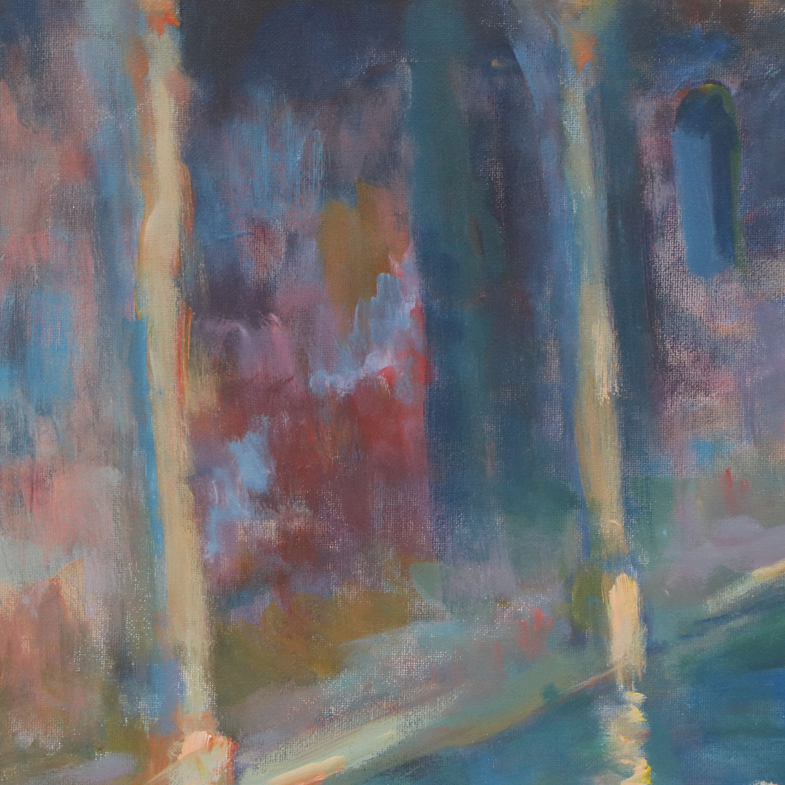 Leif Janek Acrylic Painting "Venice Canal 2," 2026