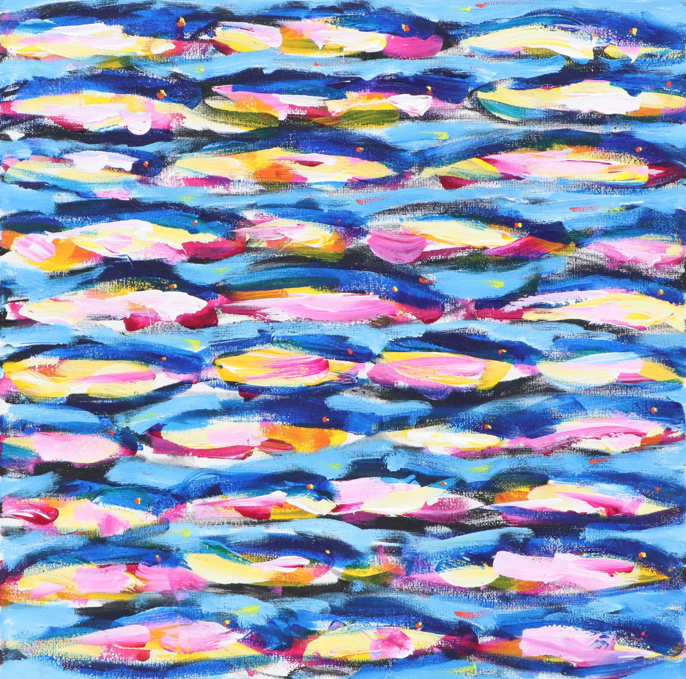 Elle Raines Acrylic Painting "School of Sardines #20"