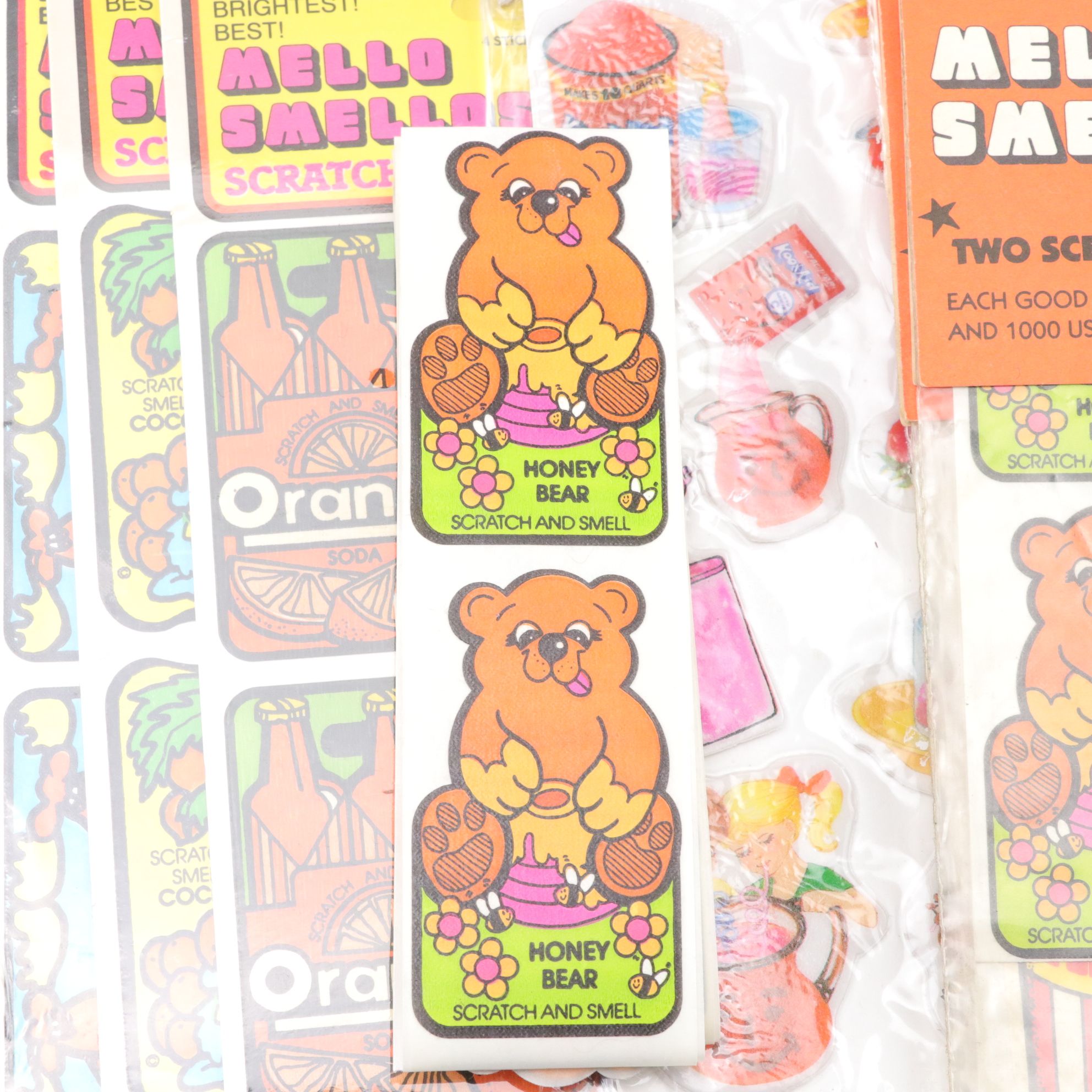 "Mello Smellos" and More Assorted Scratch and Sniff Stickers, 1970-1980s