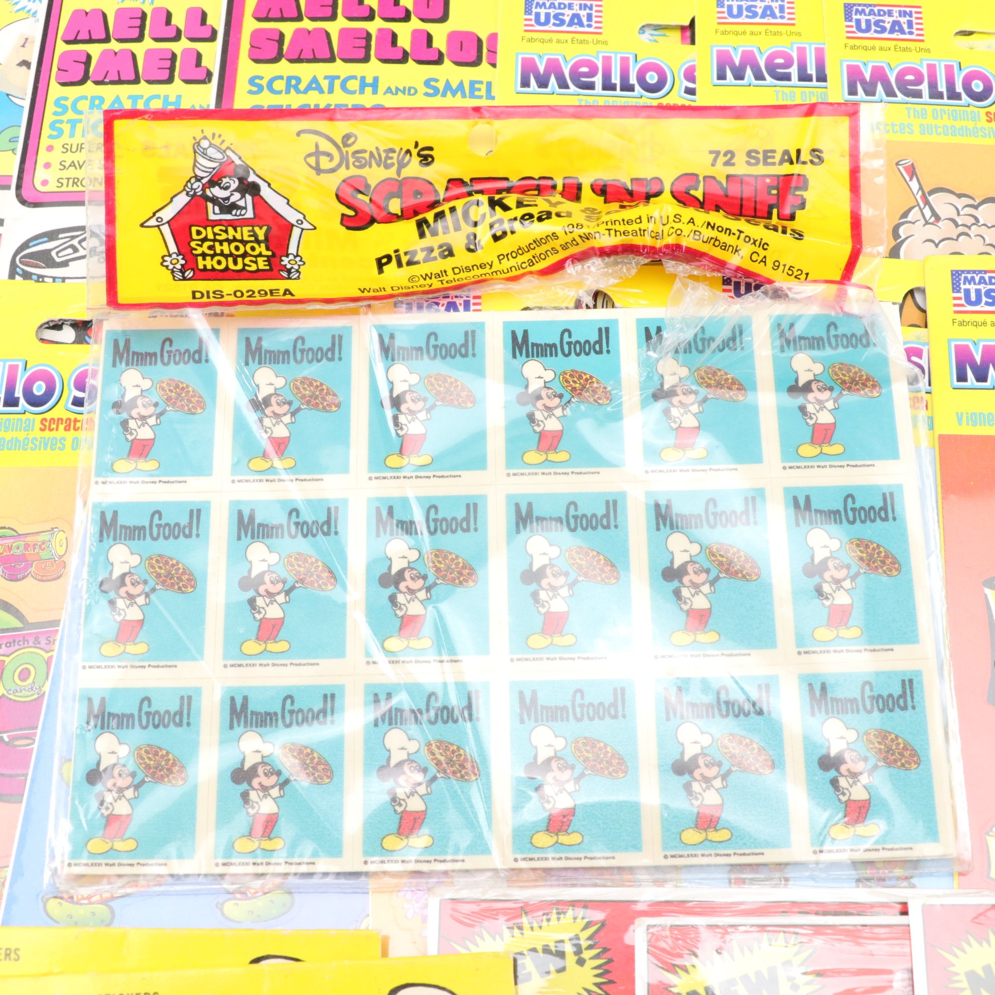 "Mello Smellos" and More Assorted Scratch and Sniff Stickers, 1970-1980s