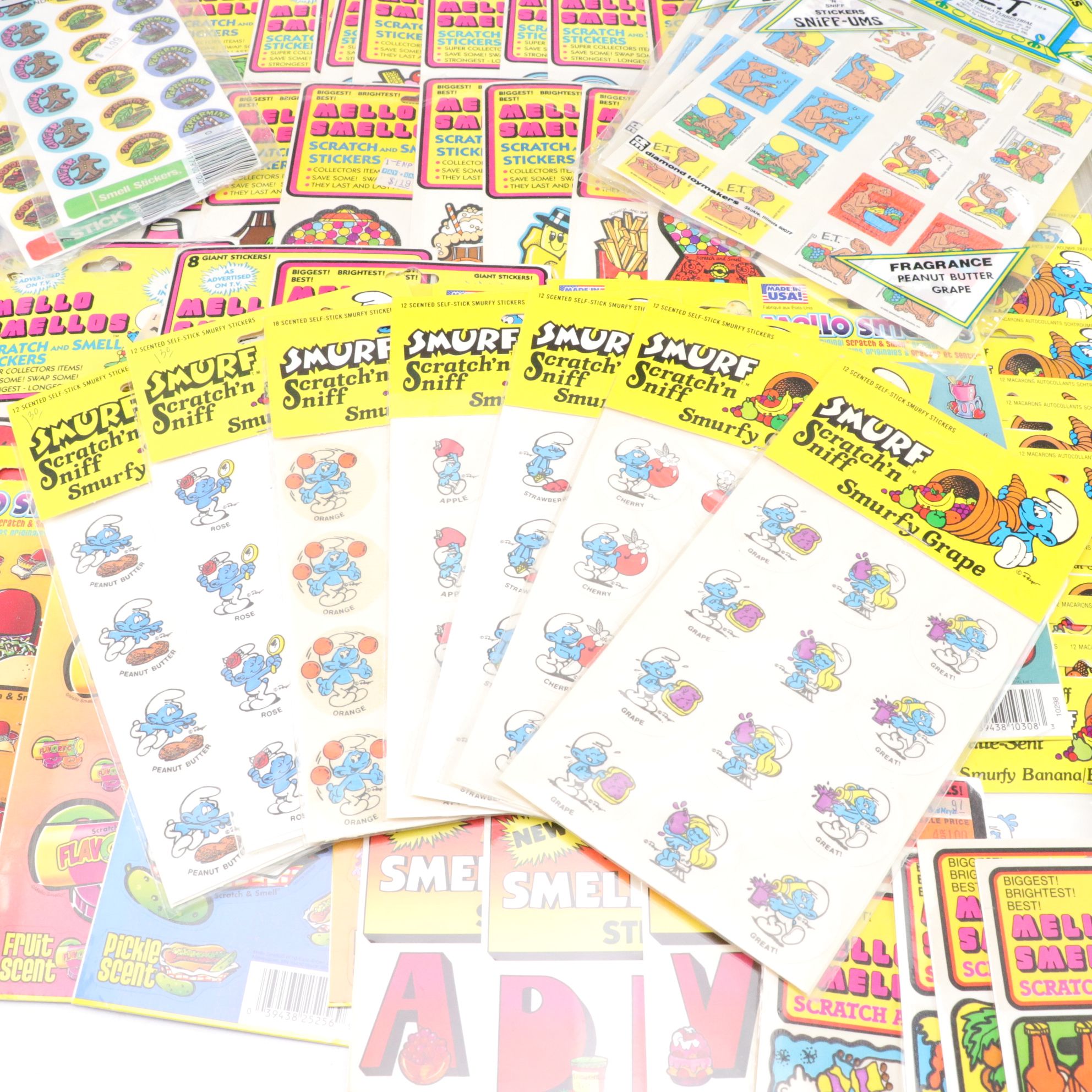 "Mello Smellos" and More Assorted Scratch and Sniff Stickers, 1970-1980s