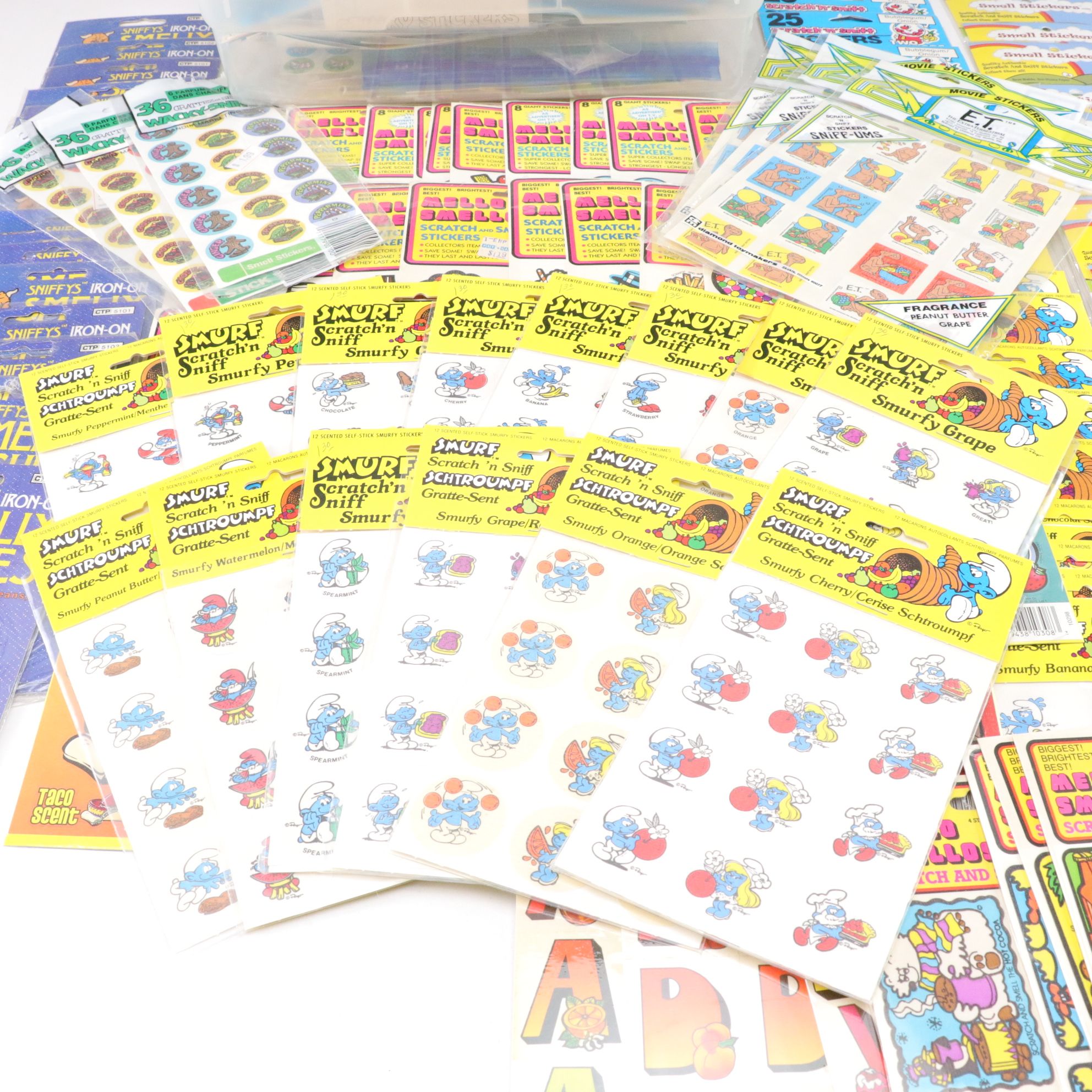 "Mello Smellos" and More Assorted Scratch and Sniff Stickers, 1970-1980s