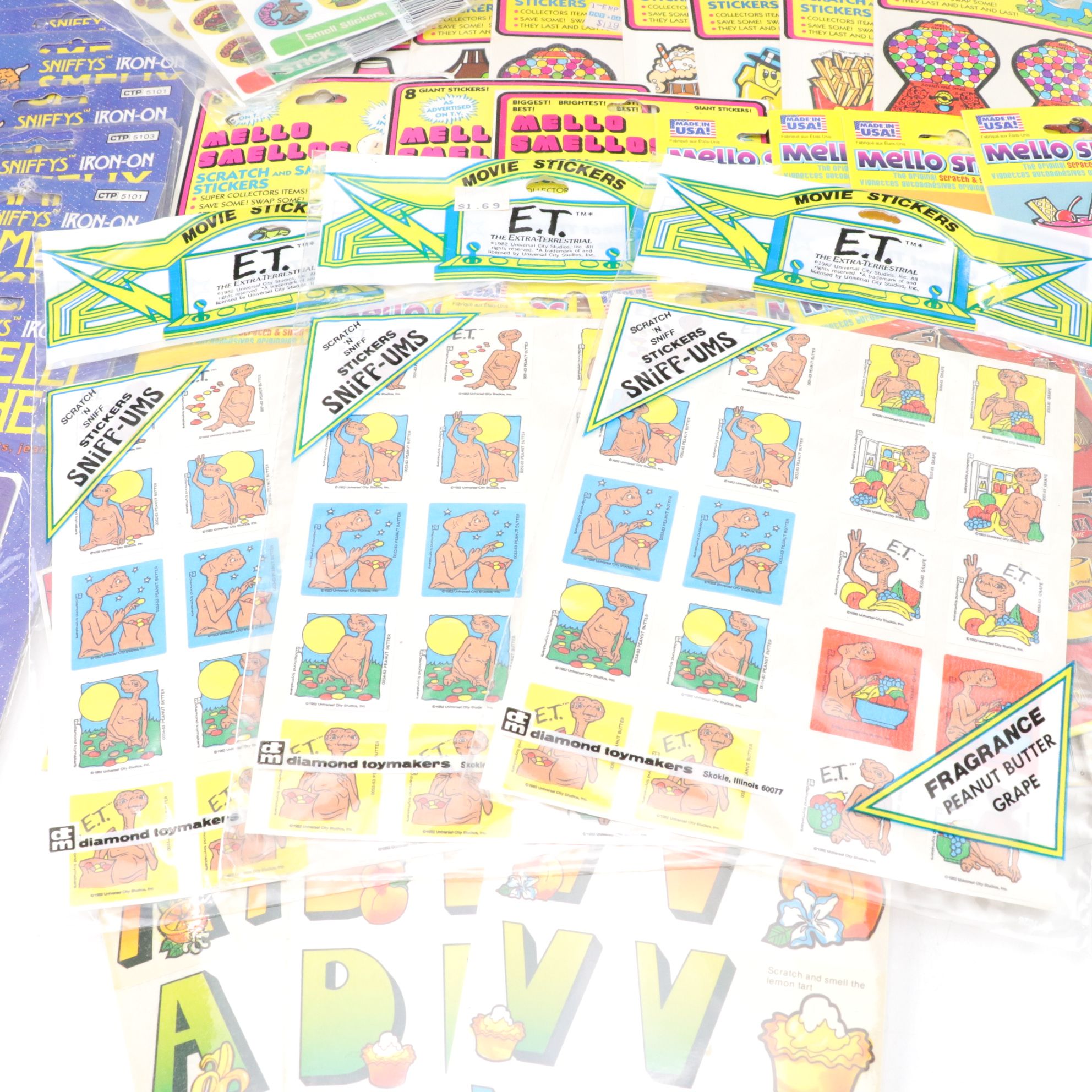 "Mello Smellos" and More Assorted Scratch and Sniff Stickers, 1970-1980s