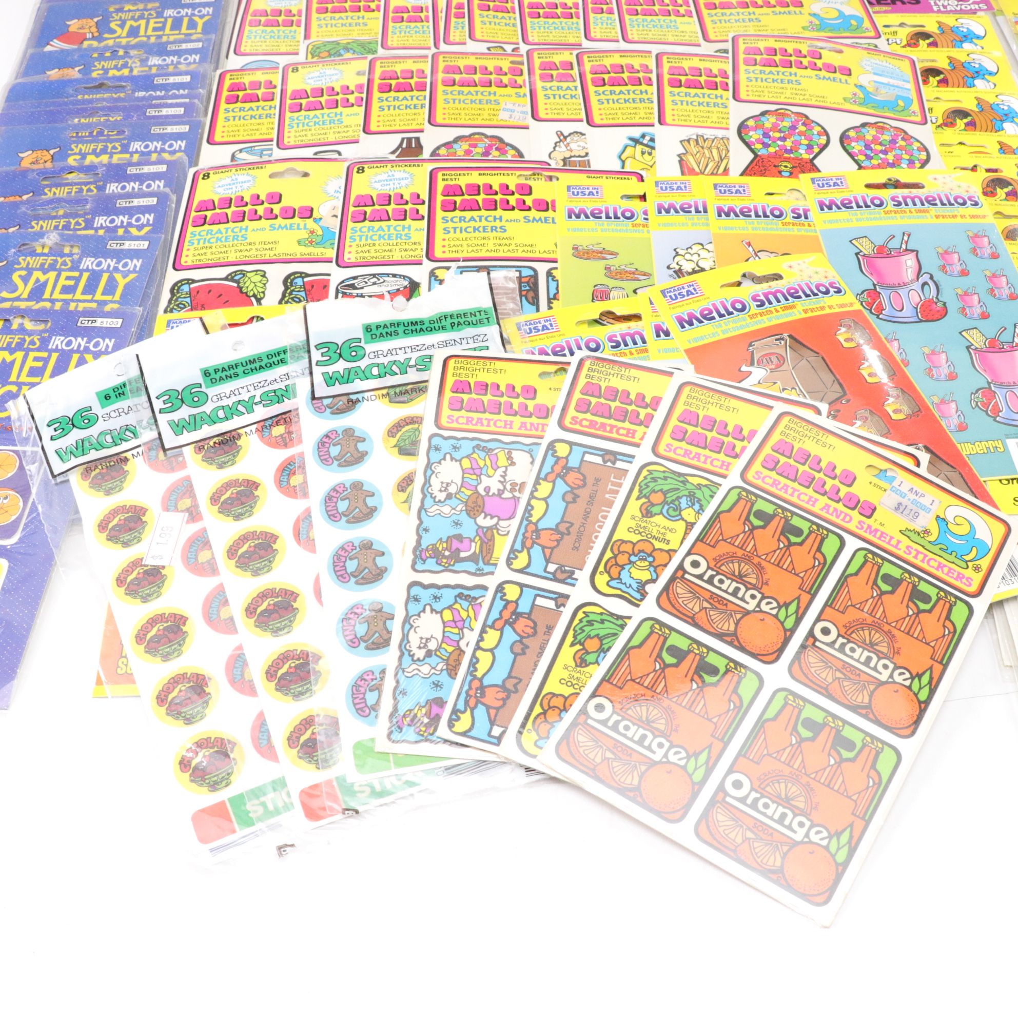 "Mello Smellos" and More Assorted Scratch and Sniff Stickers, 1970-1980s