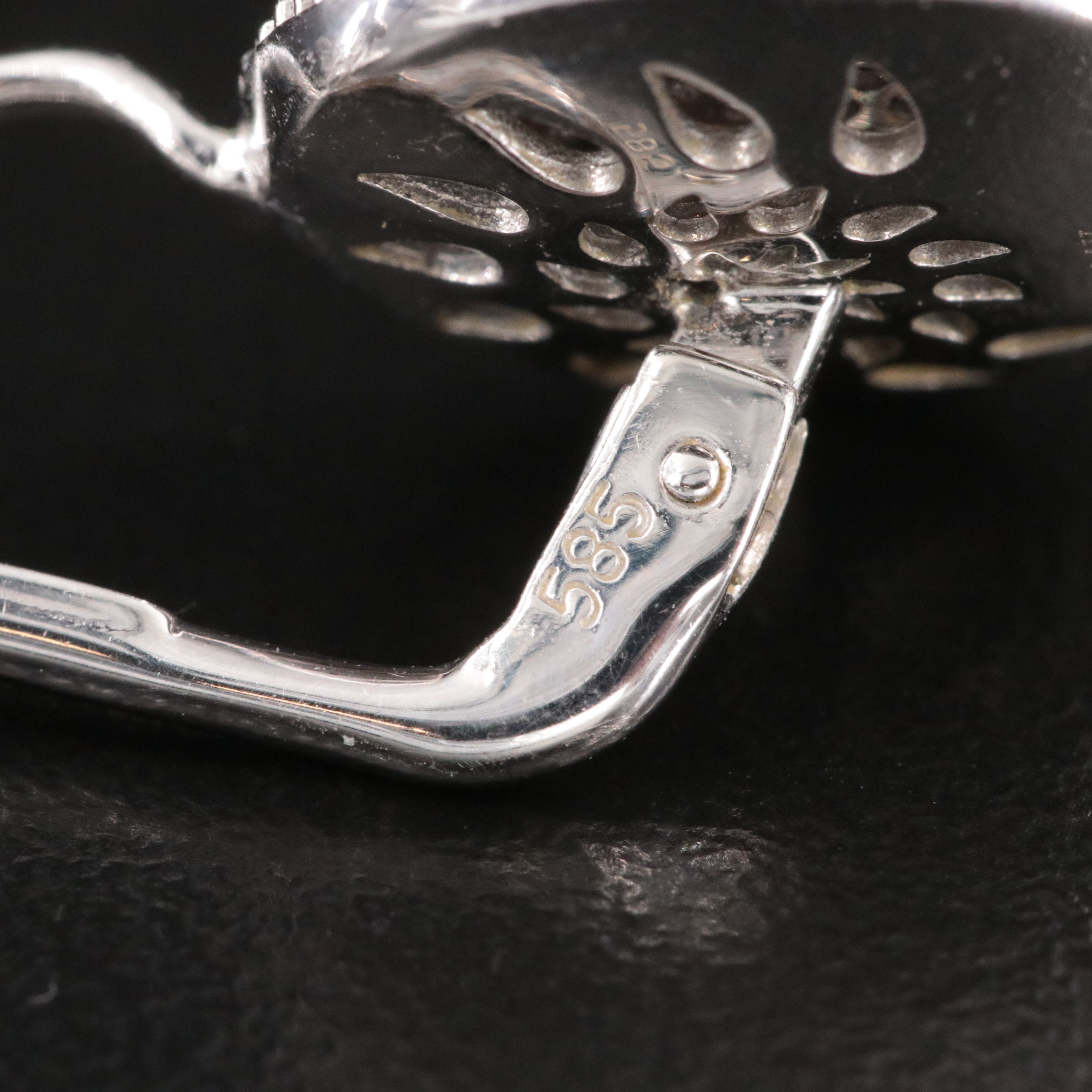 14K Phillips House 1.10 CTW Pavé Diamond Round Drop Earrings