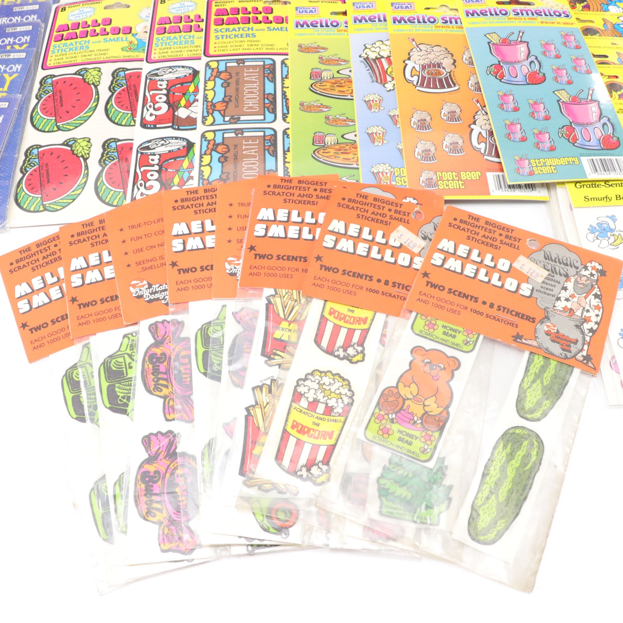 "Mello Smellos" and More Assorted Scratch and Sniff Stickers, 1970-1980s