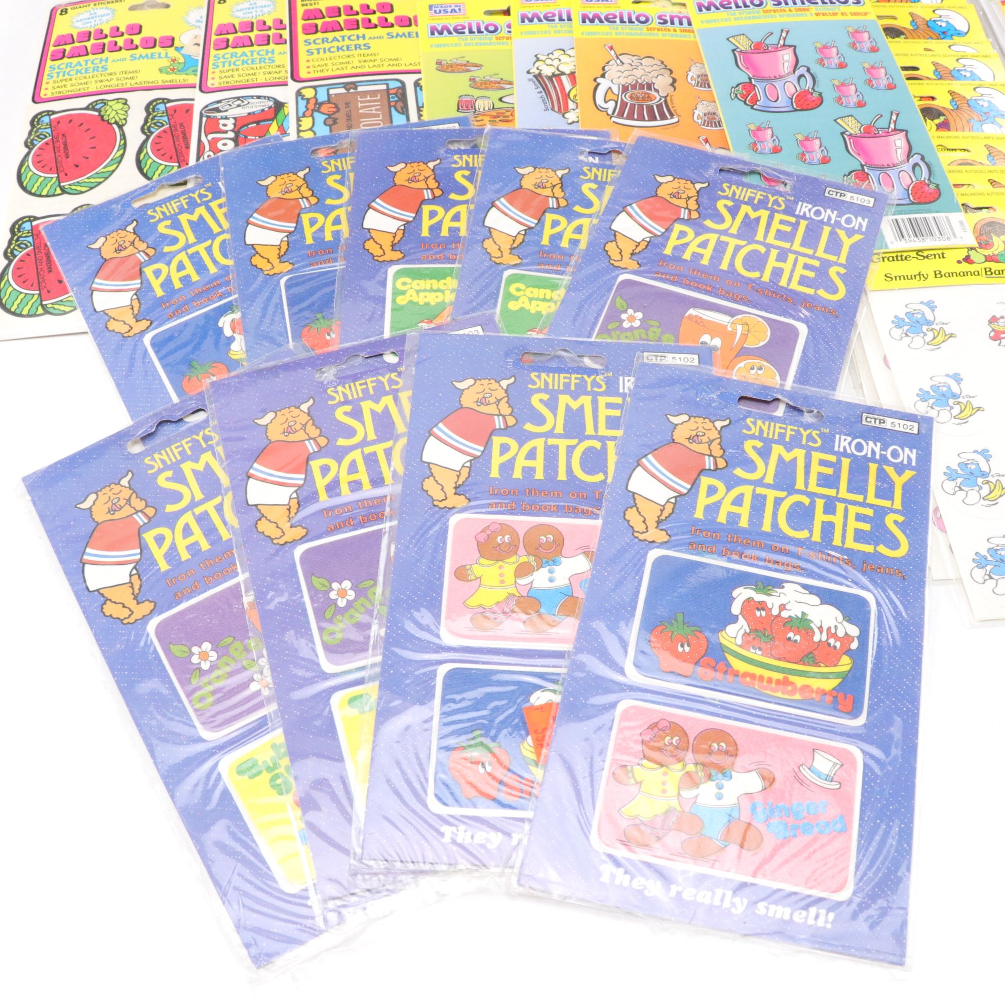 "Mello Smellos" and More Assorted Scratch and Sniff Stickers, 1970-1980s