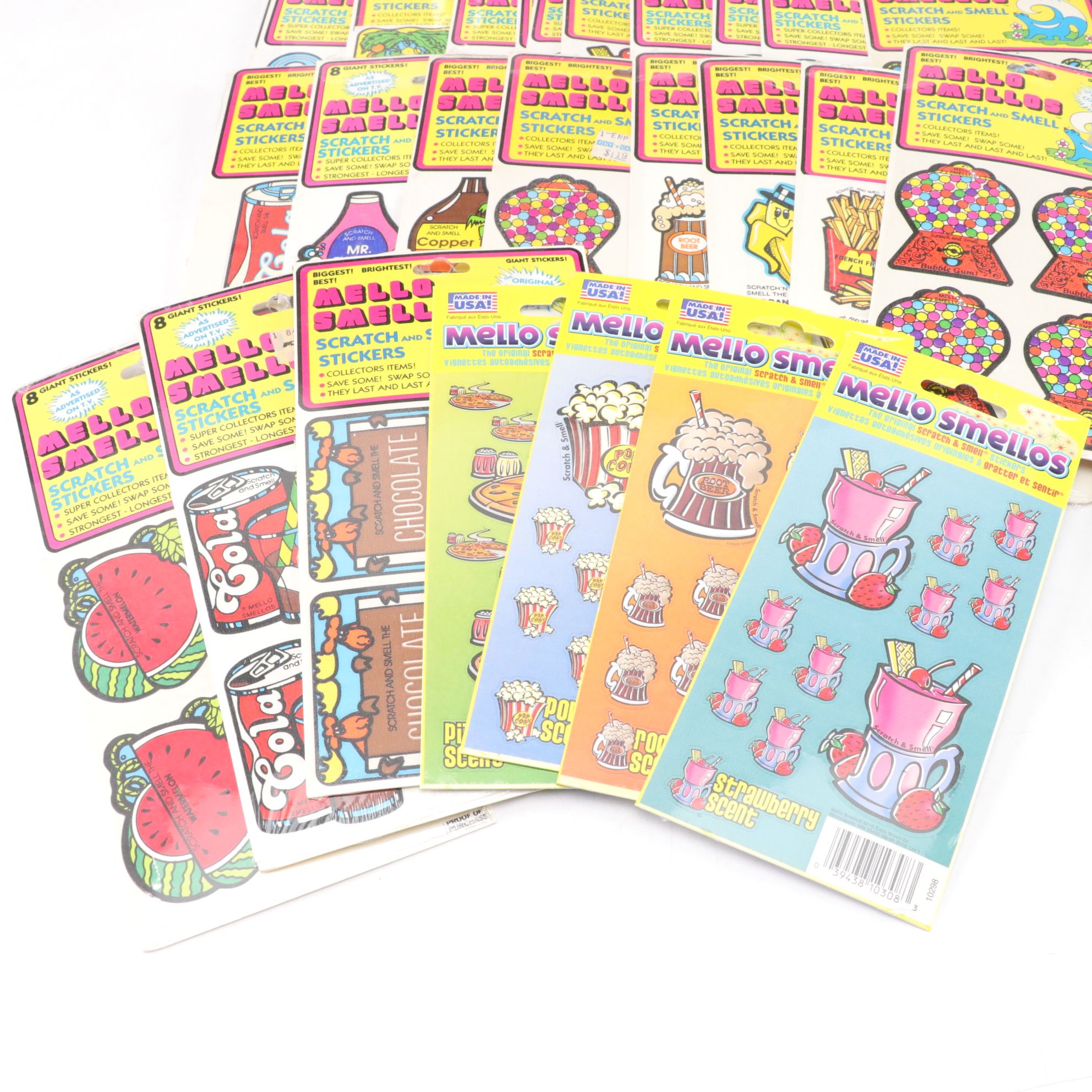 "Mello Smellos" and More Assorted Scratch and Sniff Stickers, 1970-1980s