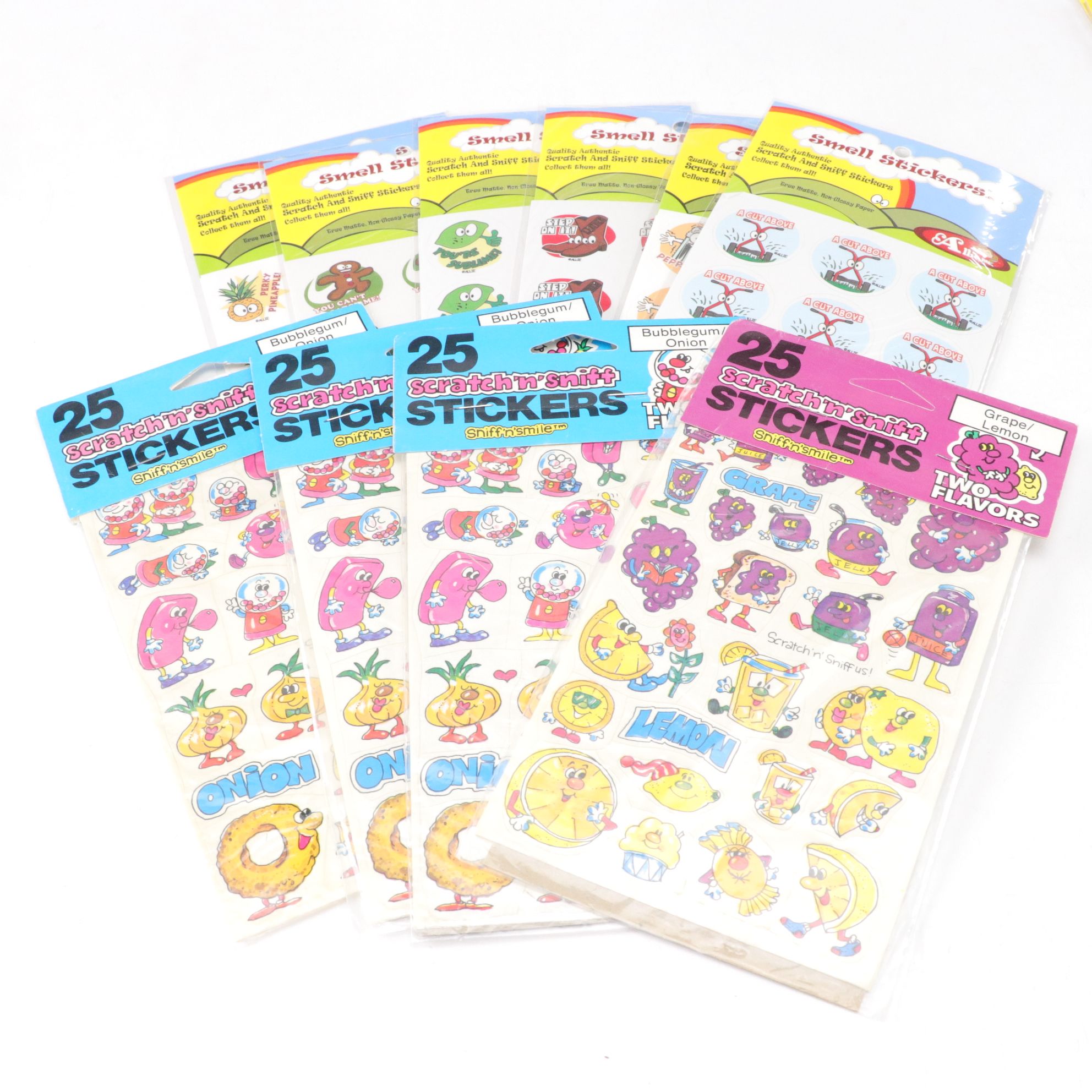 "Mello Smellos" and More Assorted Scratch and Sniff Stickers, 1970-1980s