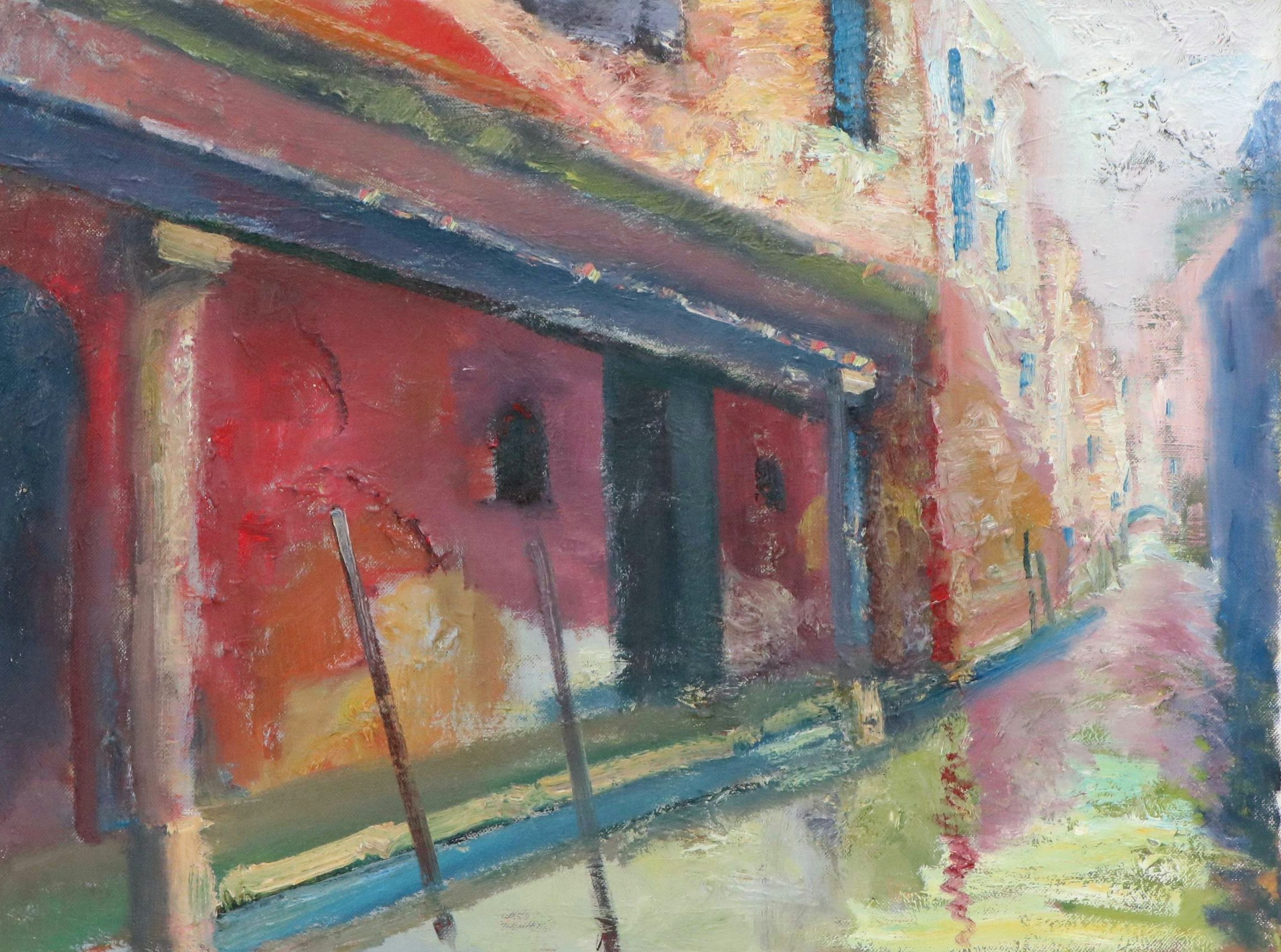 Leif Janek Oil Painting "Venice Canal 1," 2026