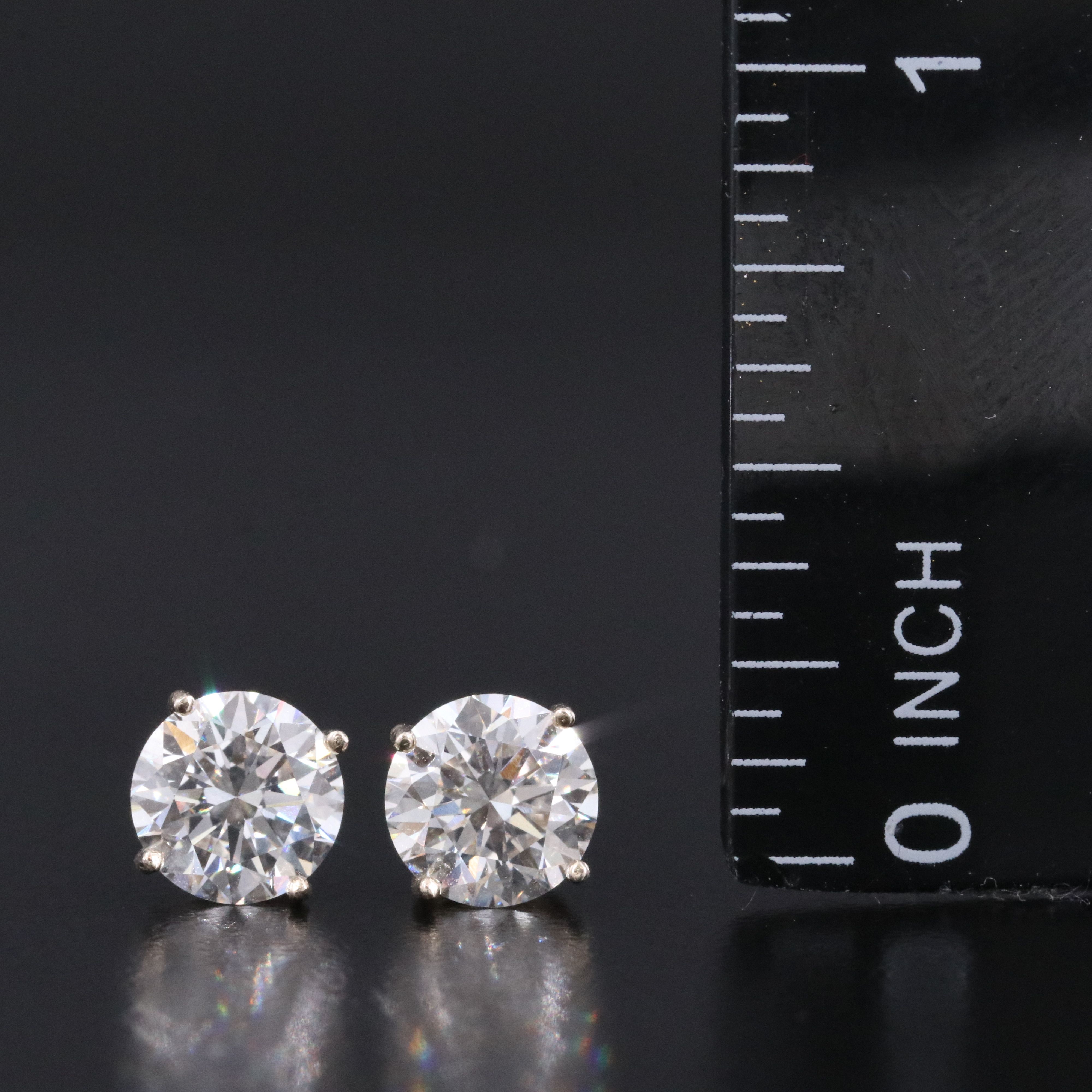 14K 2.33 CTW Lab Grown Diamond Stud Earrings