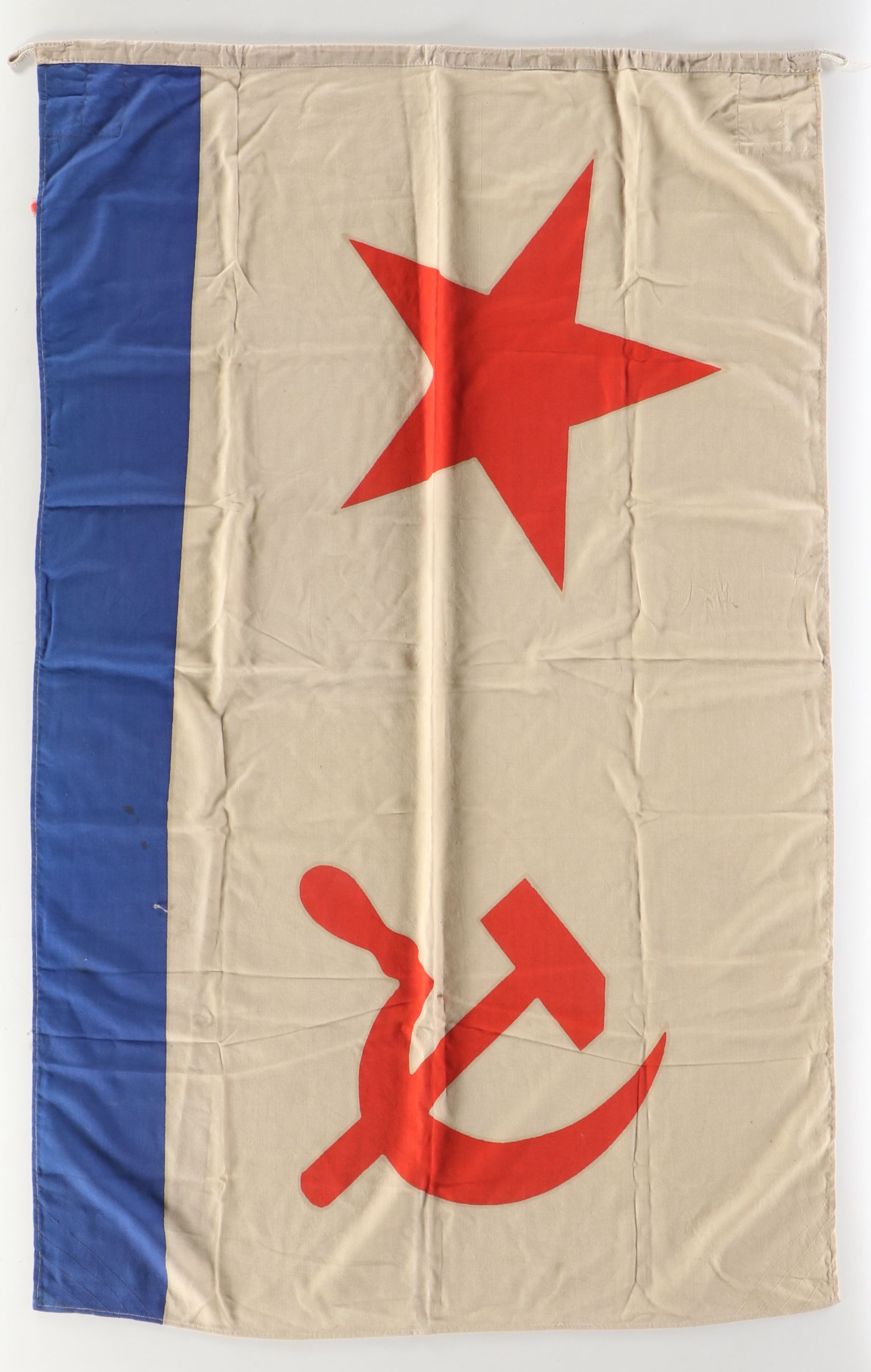 Late USSR Navy Flag with Binoculars and Ammunition Cans