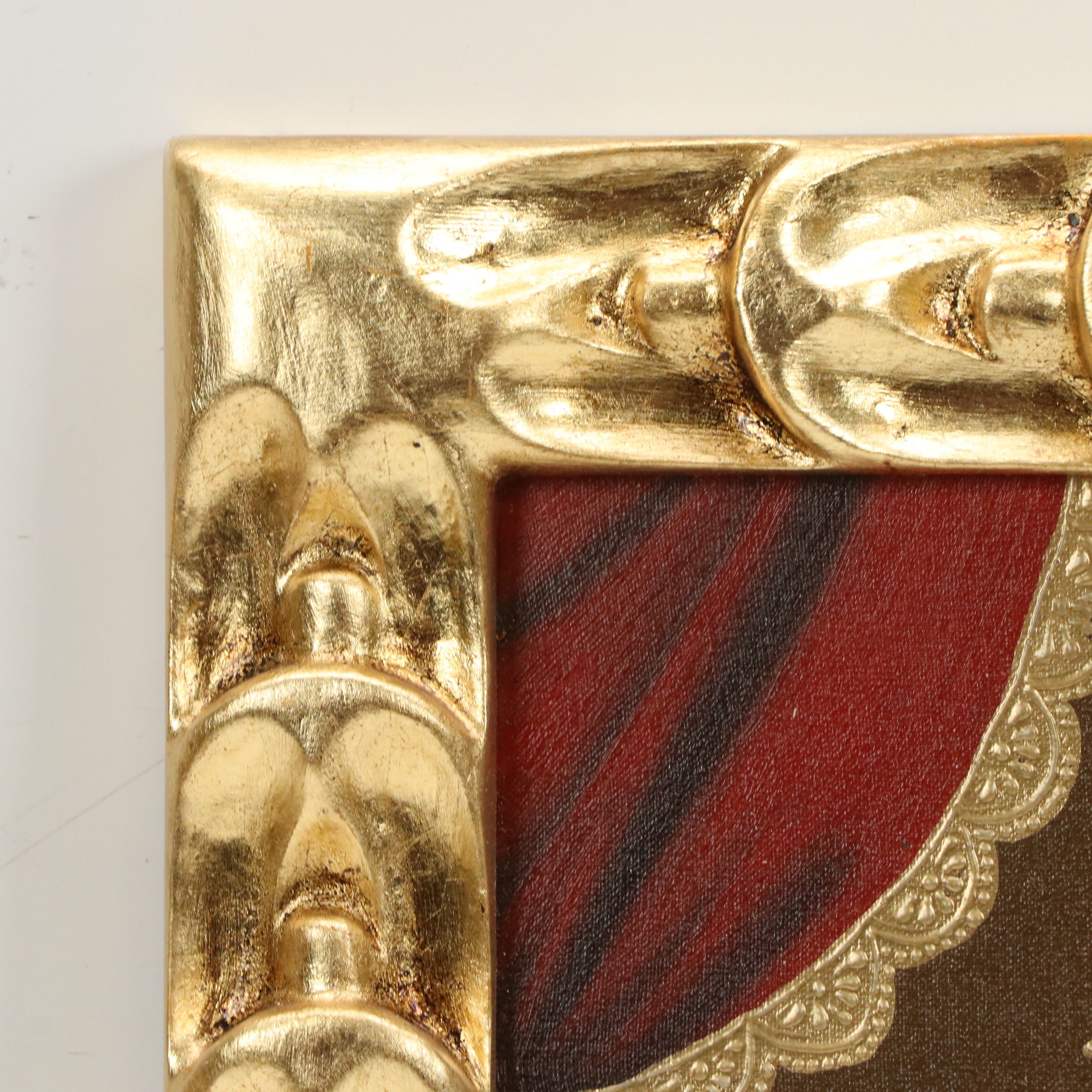 Ernesto Zúñiga Cuzco School Style Oil Painting "Virgin Painful"