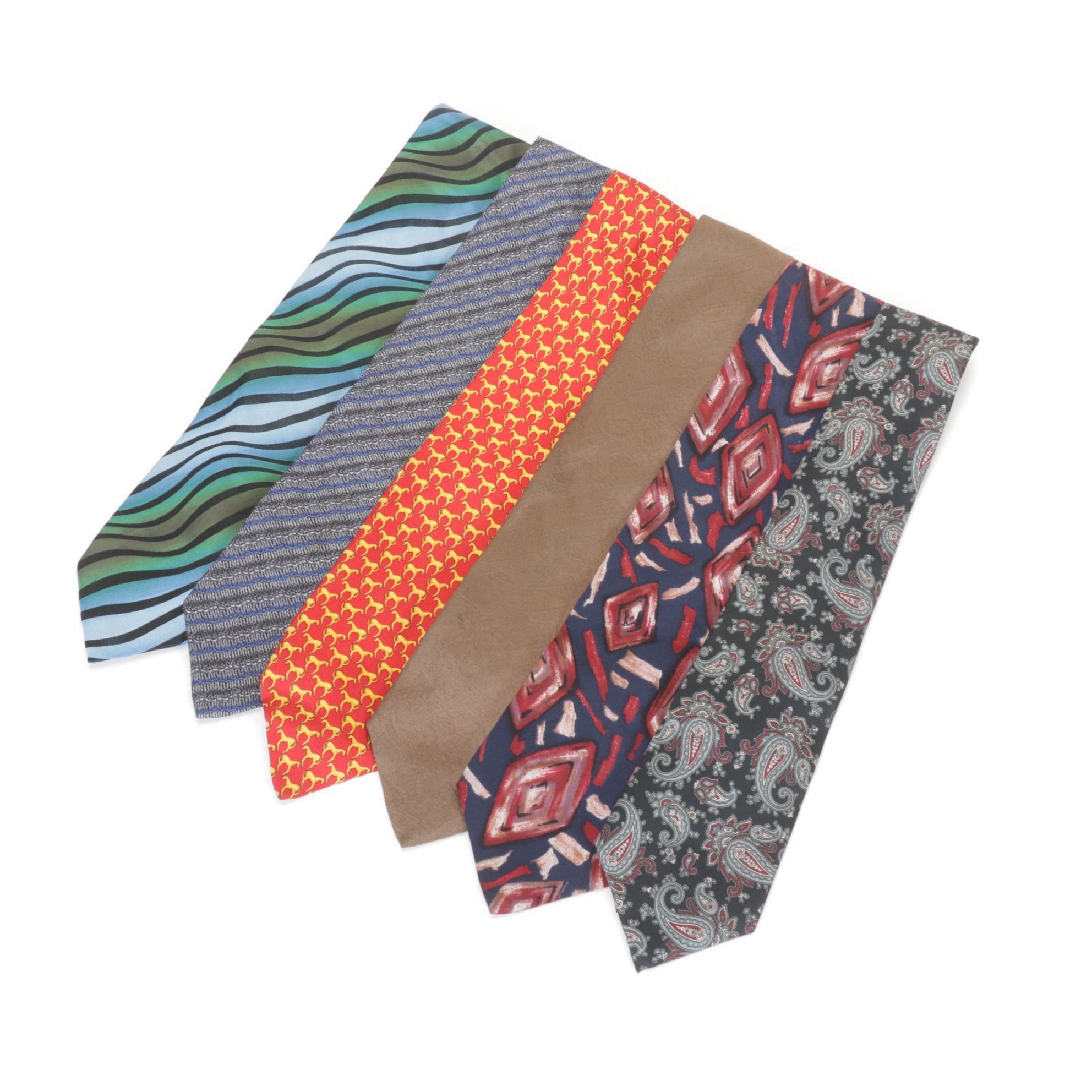Mario Valentino, Robert Talbott and Missoni Silk Neck Ties