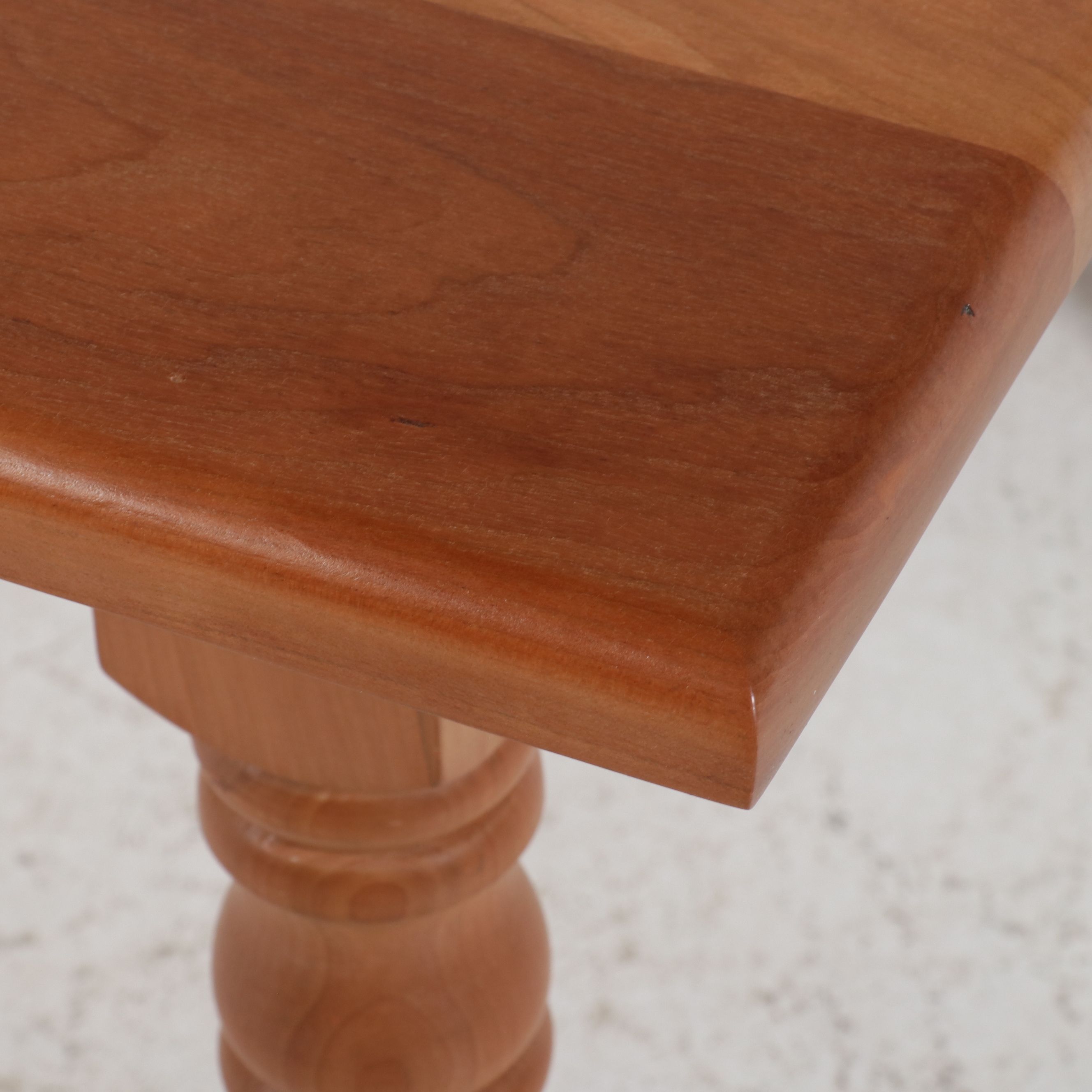 Colonial Revival Style Seven-Piece Cherry Dining Set, Late 20th Century