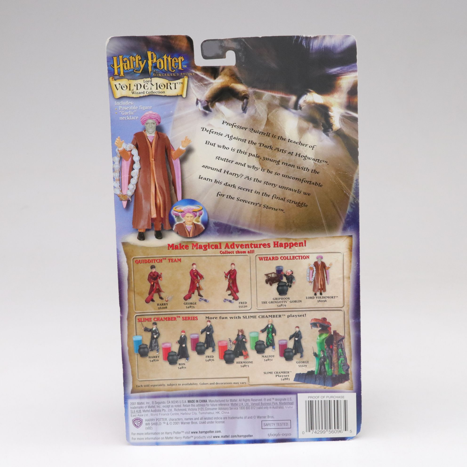 Mattel Harry Potter and the Sorcerer's Stone "Lord Voldemort" Wizard, 2001