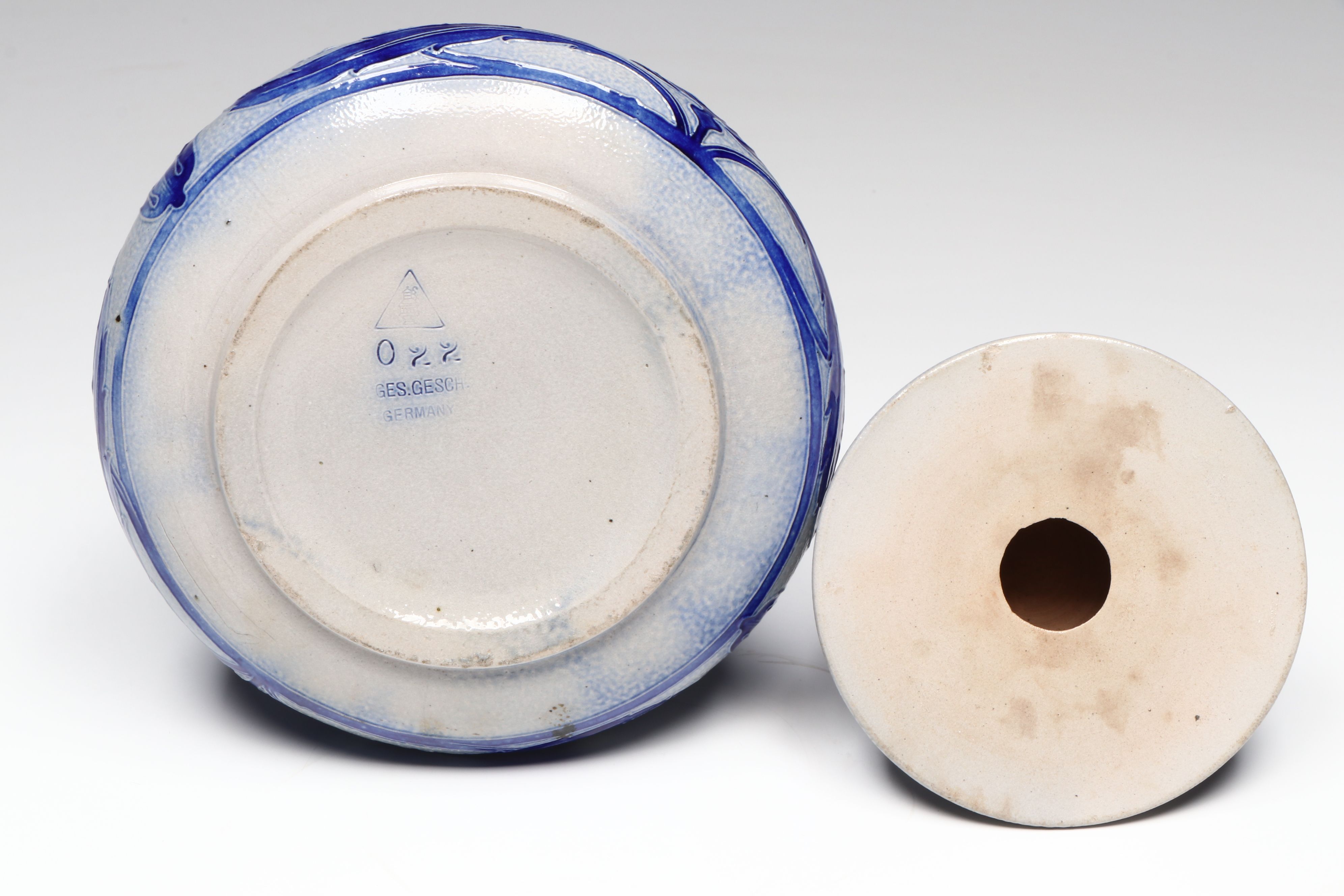 Vintage/Antique Gerz German Salt Glazed Stoneware Canister