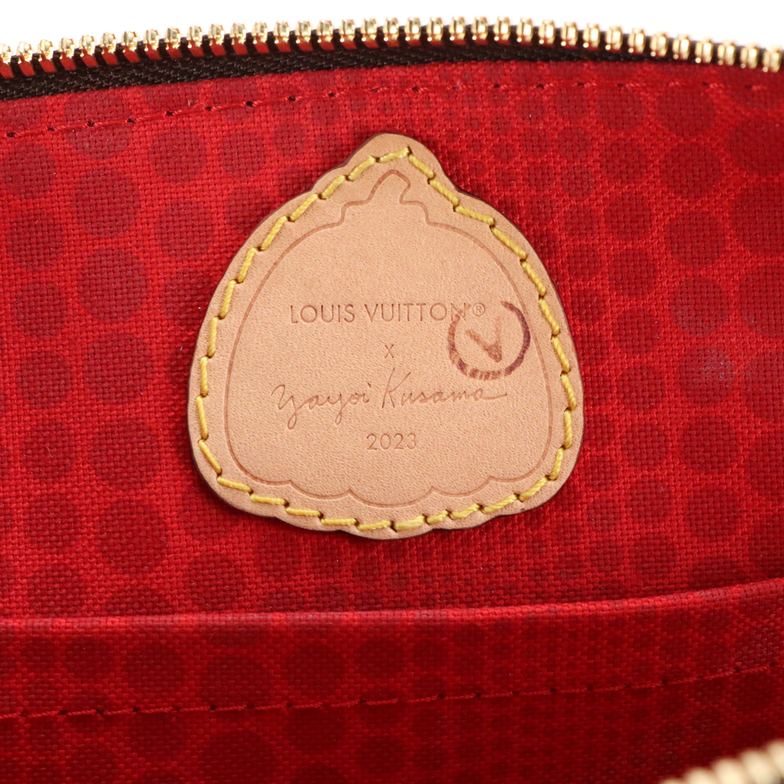 Louis Vuitton x Yayoi Kusama Alma BB Handbag in Painted Dots Monogram Canvas