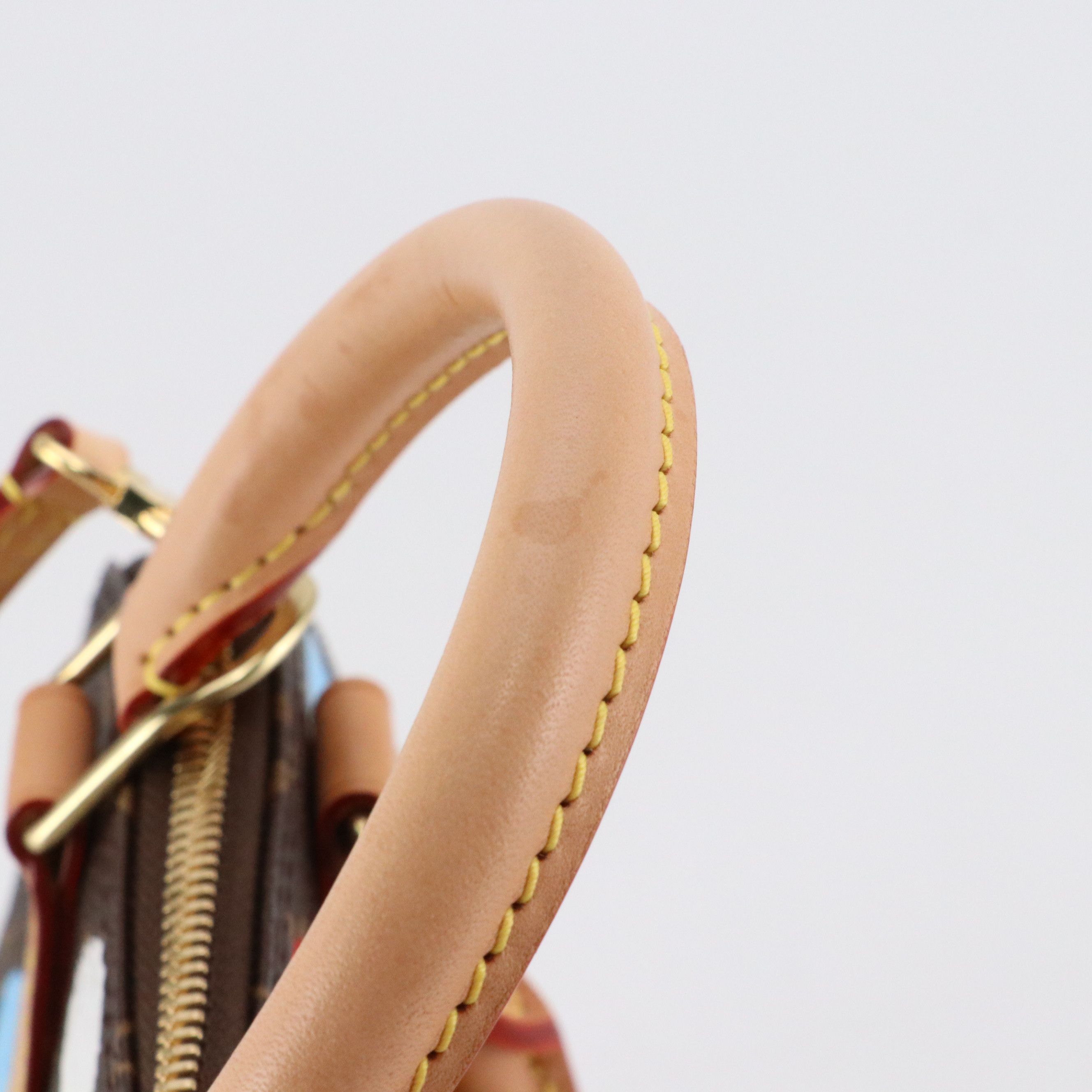 Louis Vuitton x Yayoi Kusama Alma BB Handbag in Painted Dots Monogram Canvas