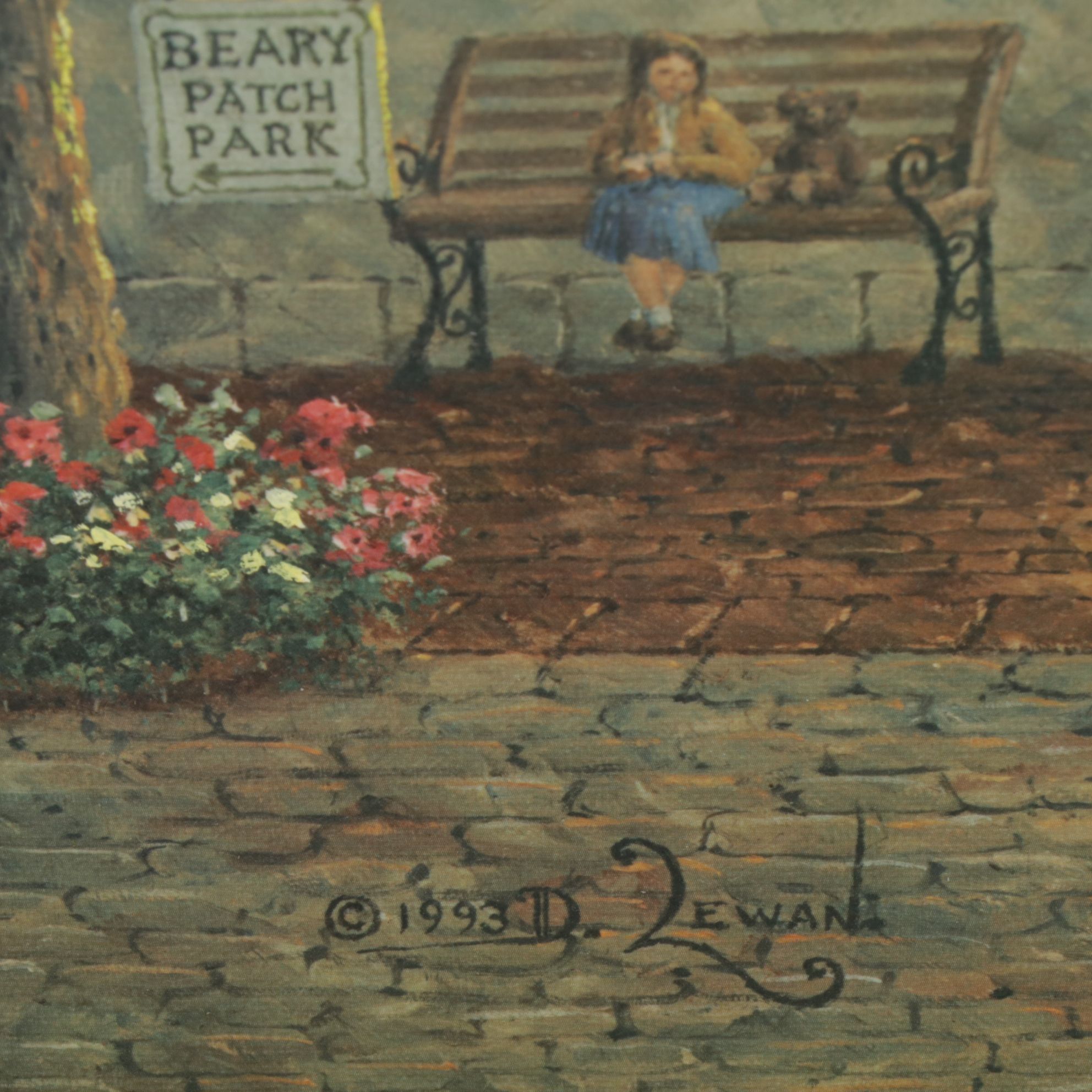 Offset Lithograph After Dennis Patrick Lewan "Bearington Street", 1993