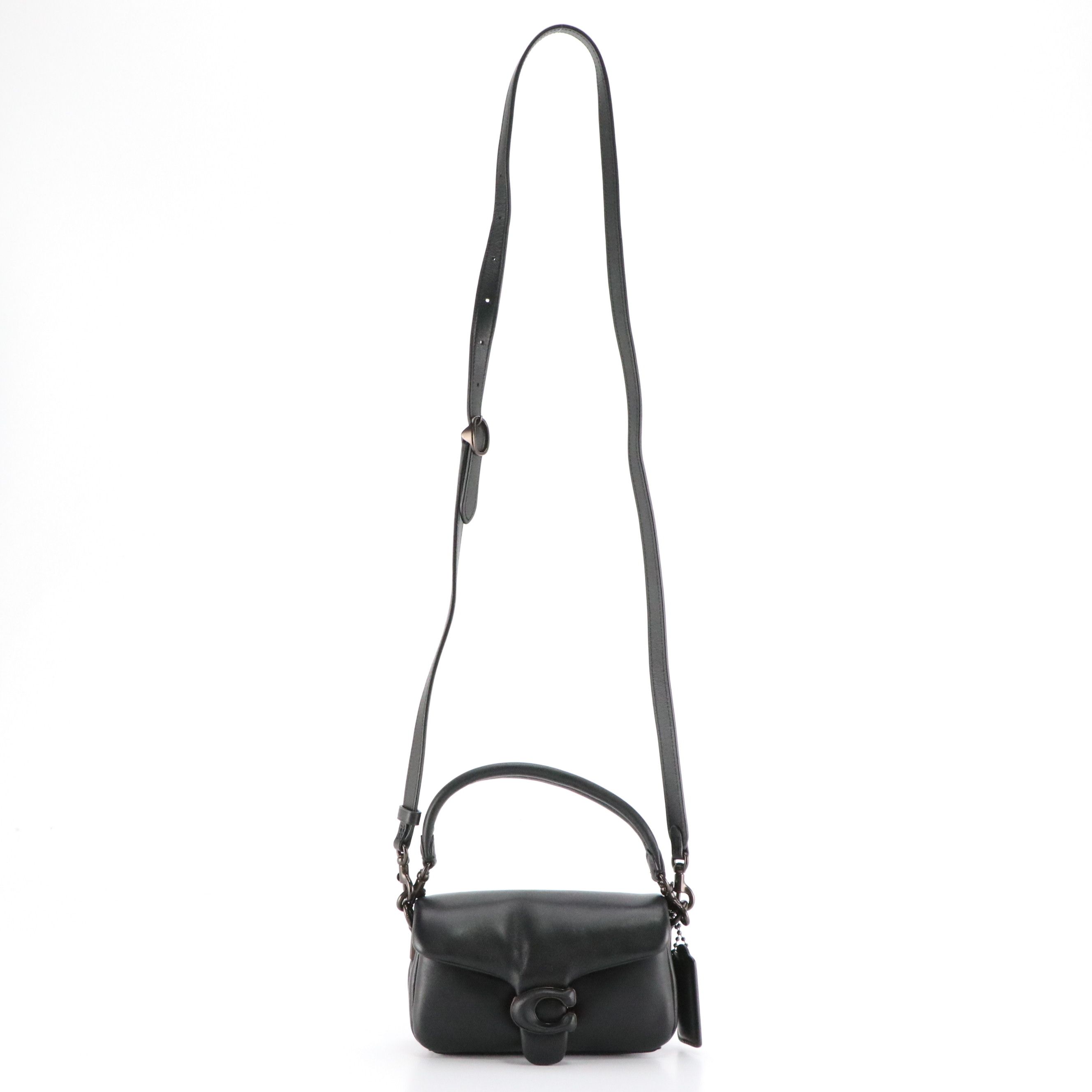 Coach Pillow Tabby 18 Mini Bag in Black Nappa Leather