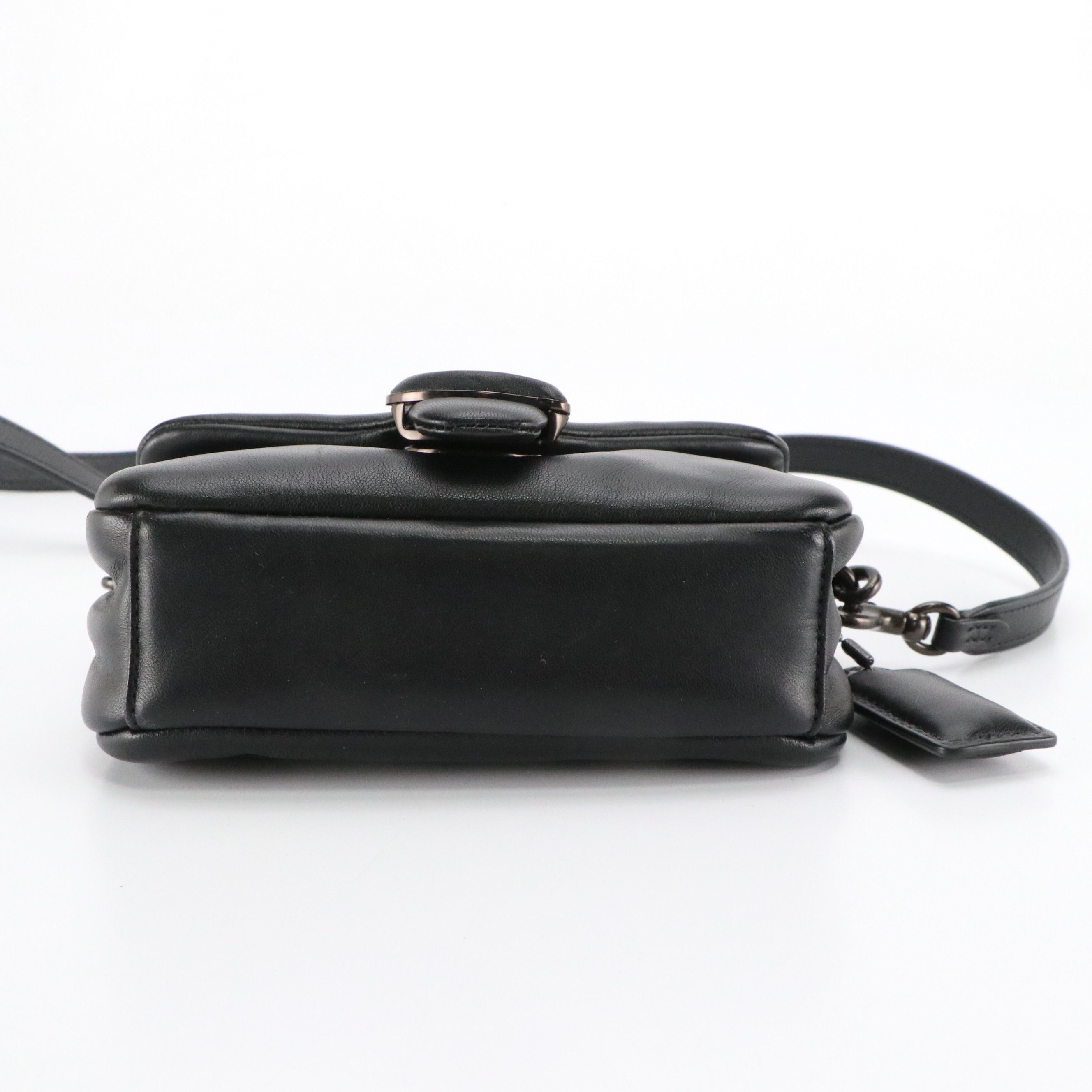Coach Pillow Tabby 18 Mini Bag in Black Nappa Leather