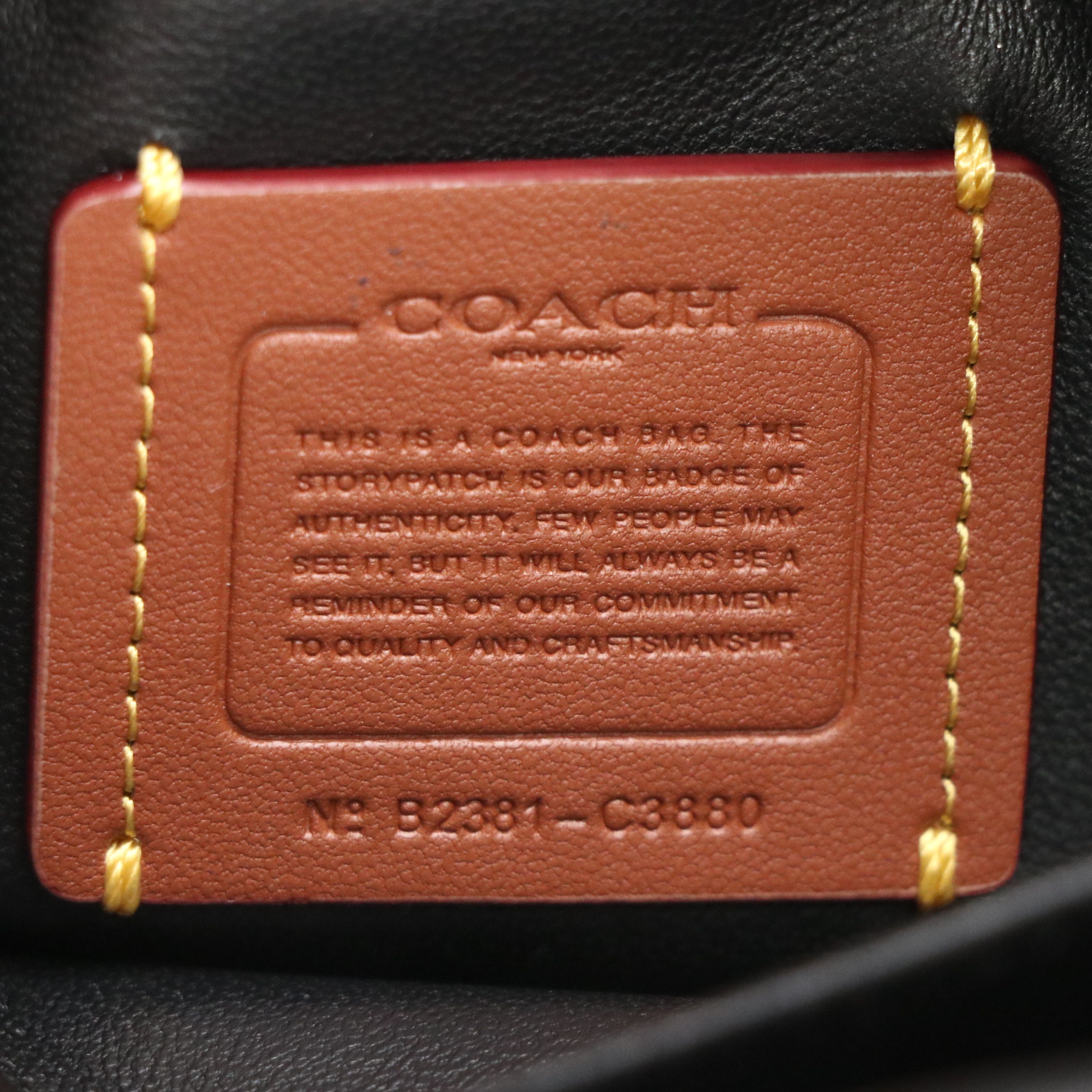 Coach Pillow Tabby 18 Mini Bag in Black Nappa Leather