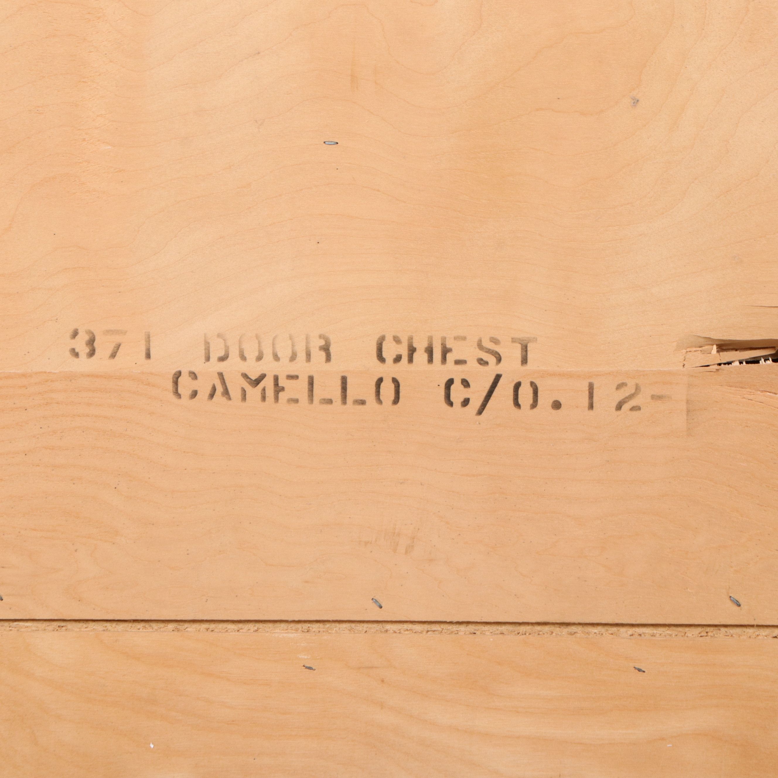 Mediterranean Revival "Camello" Door Chest, Mid to Late 20th Century