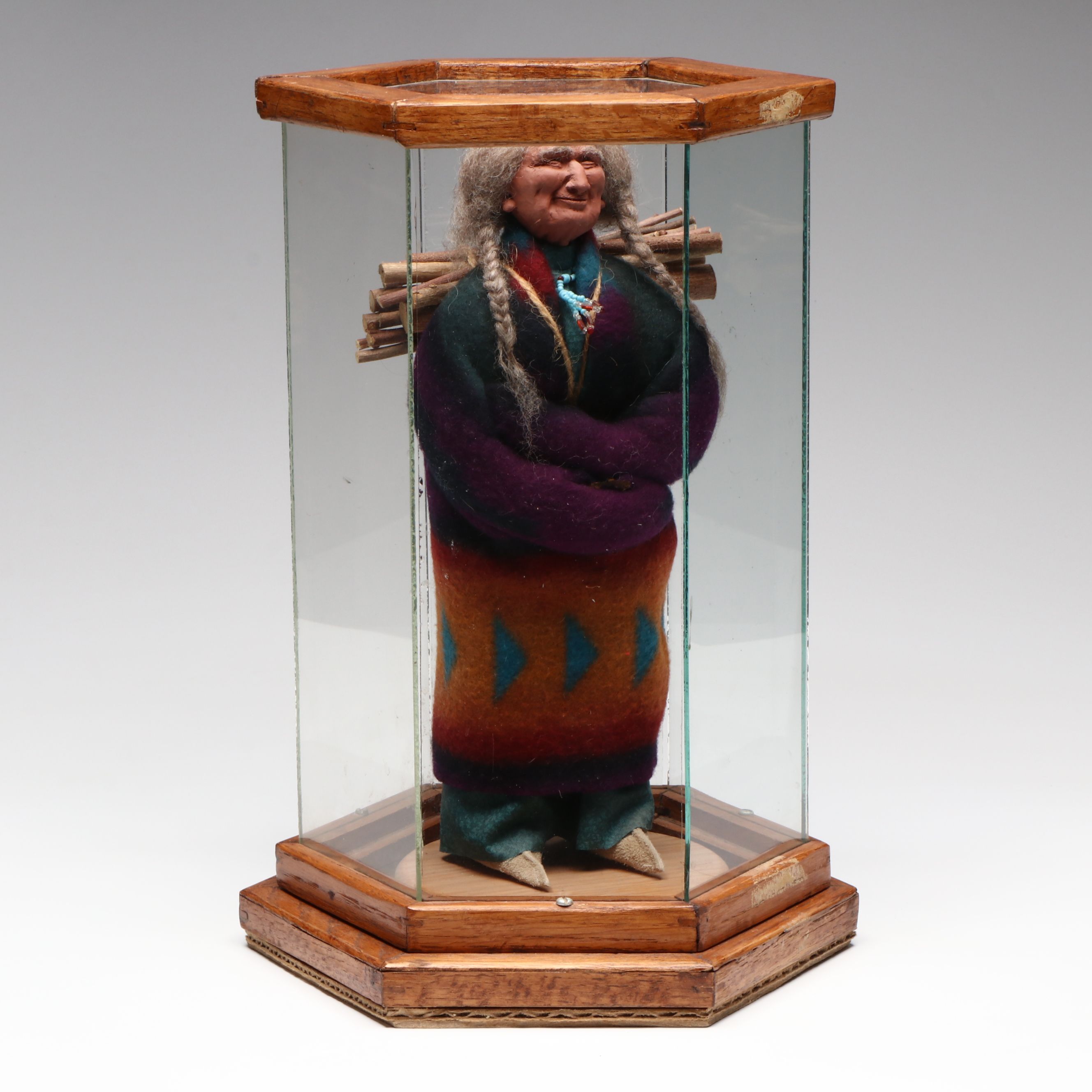 Mary Masters "No-Ko-Mis" Handcrafted Clay Doll