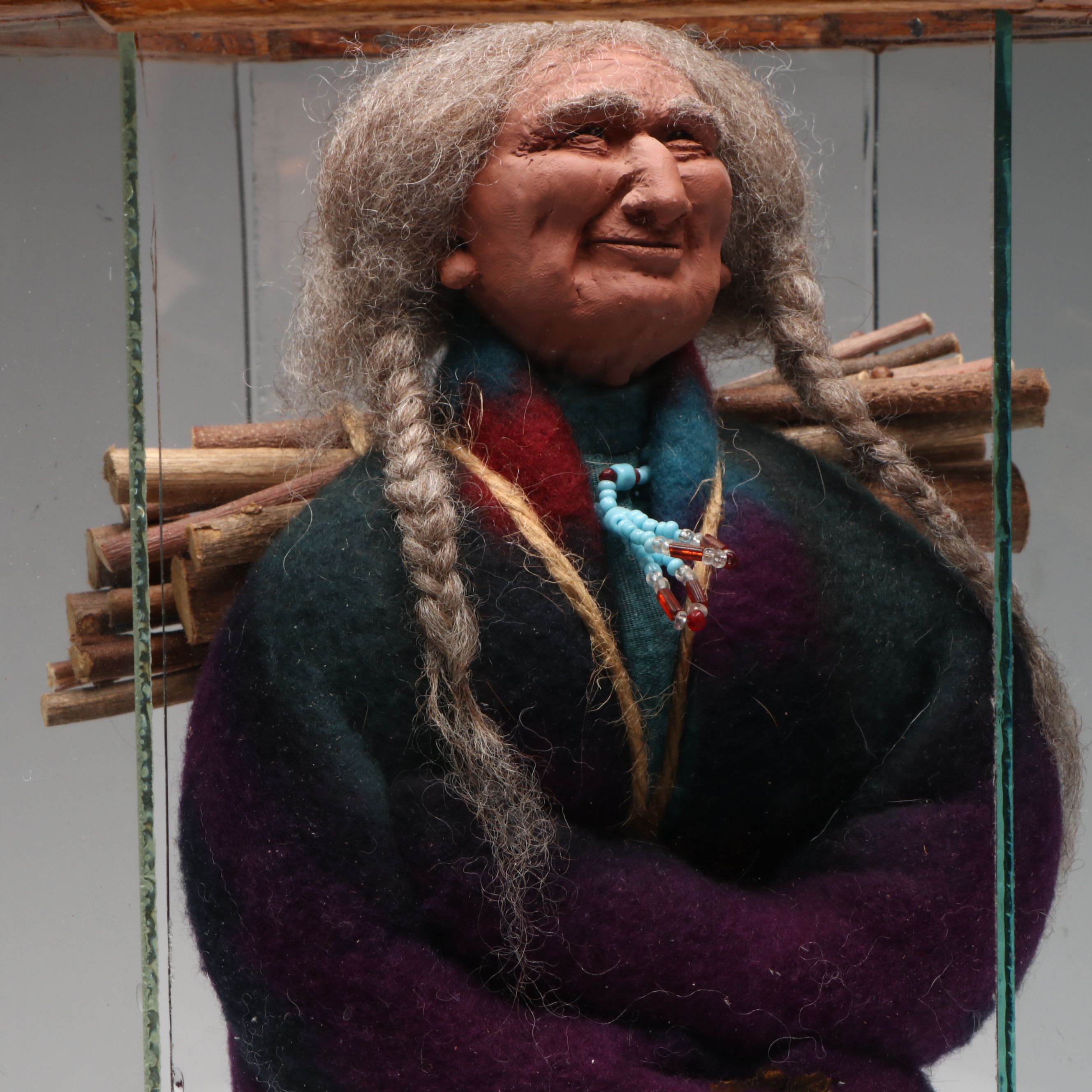 Mary Masters "No-Ko-Mis" Handcrafted Clay Doll