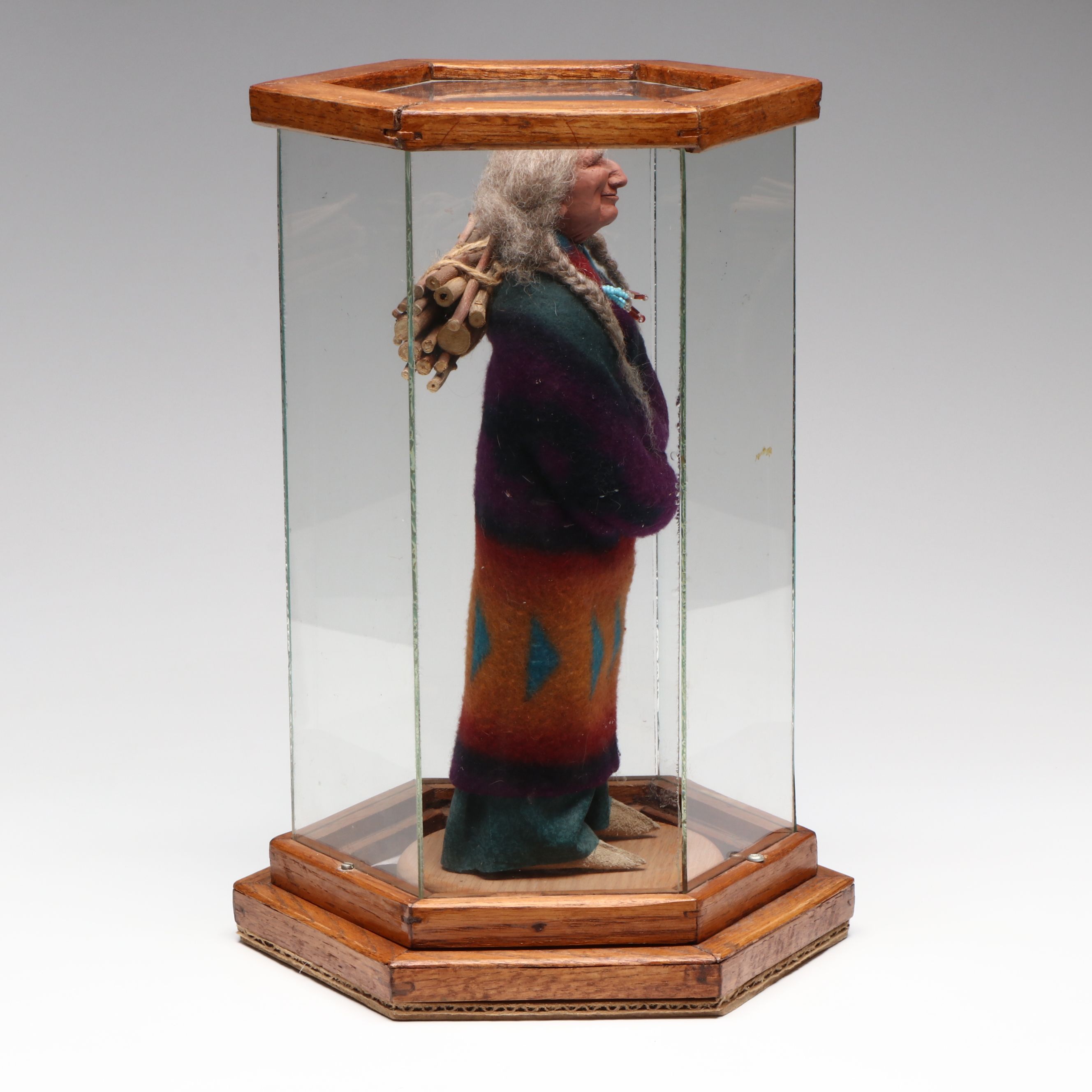 Mary Masters "No-Ko-Mis" Handcrafted Clay Doll