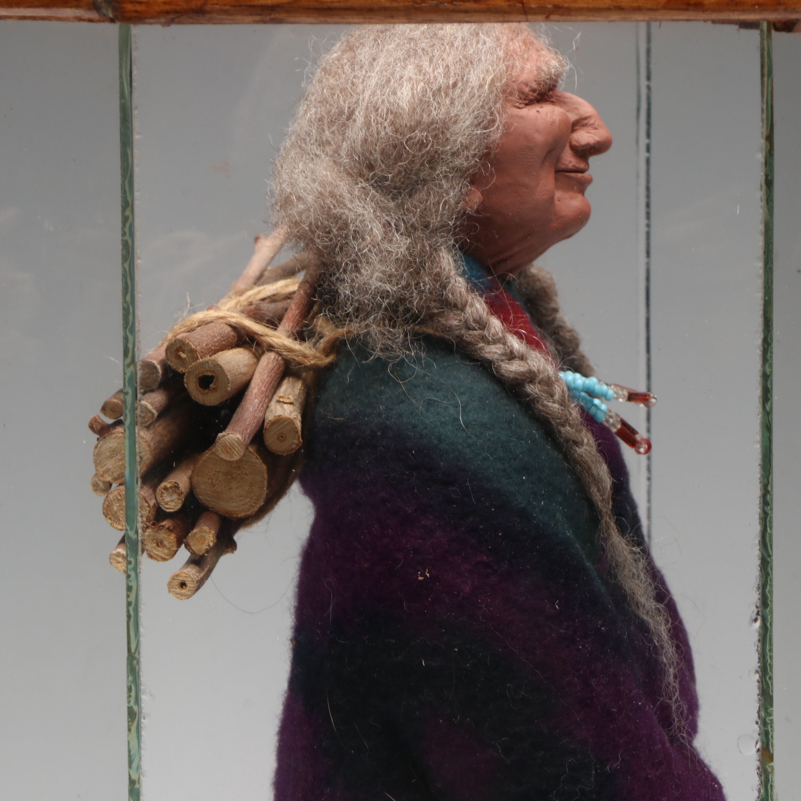 Mary Masters "No-Ko-Mis" Handcrafted Clay Doll