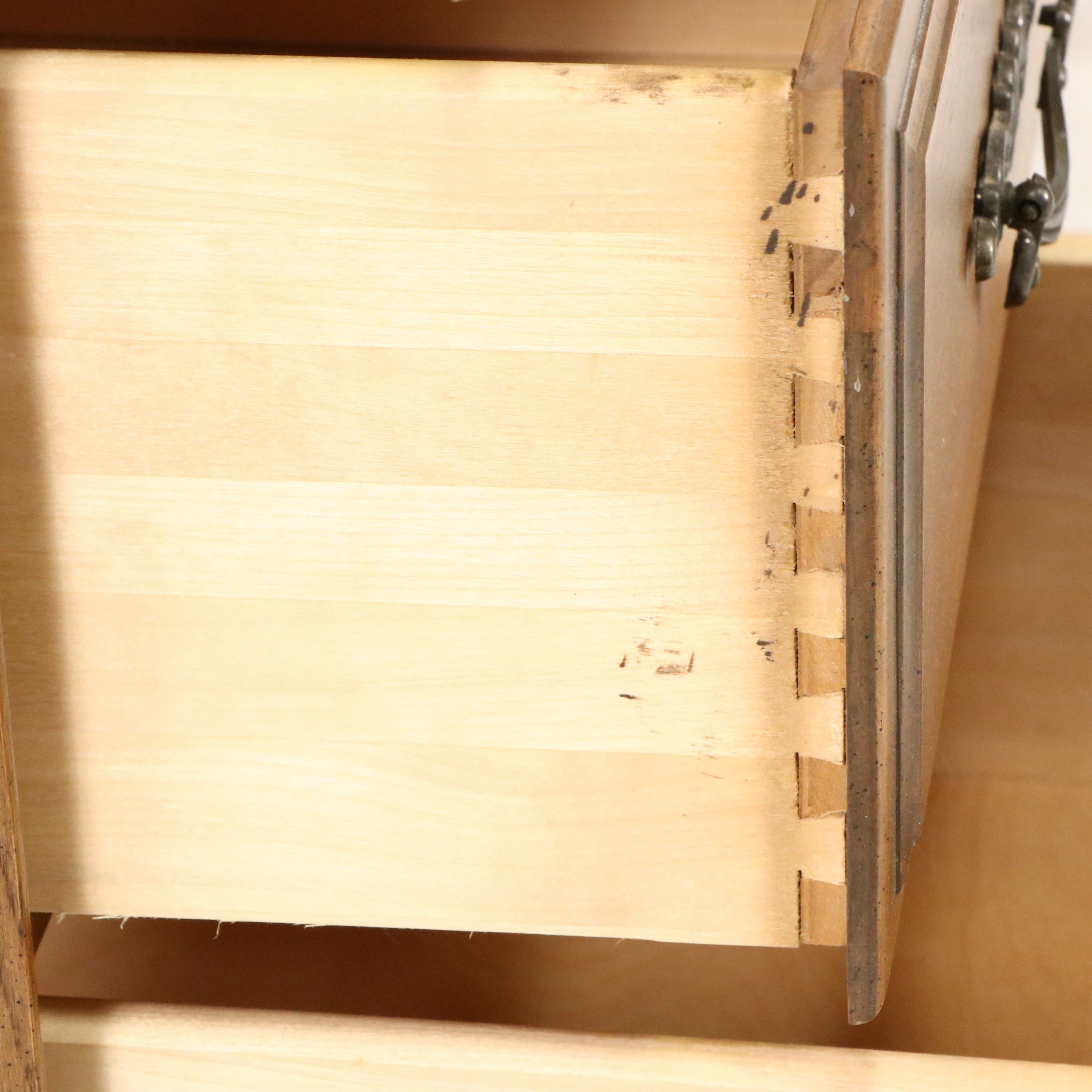 Mediterranean Revival Pecan Bedroom Suite, 1968