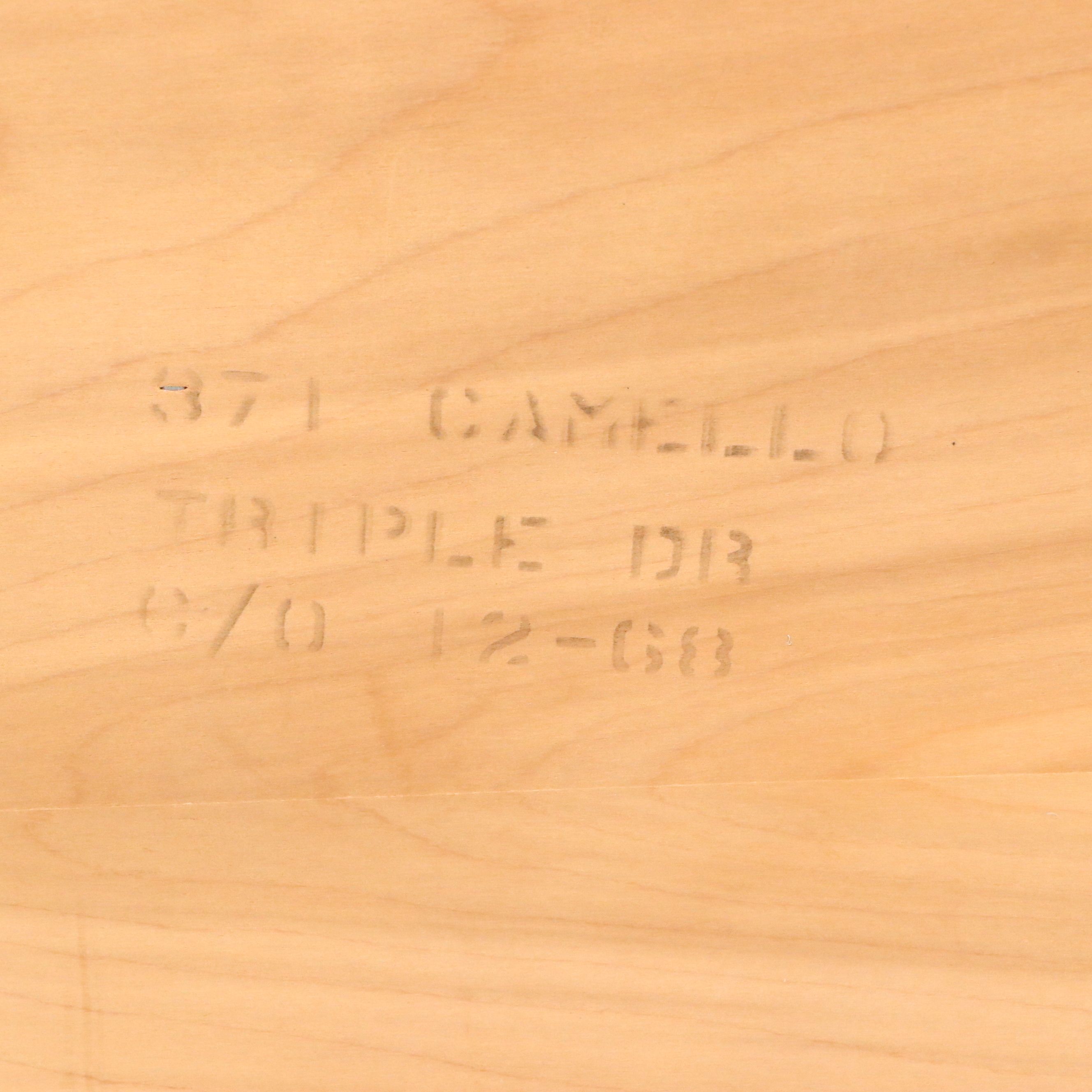 Mediterranean Revival Pecan Bedroom Suite, 1968