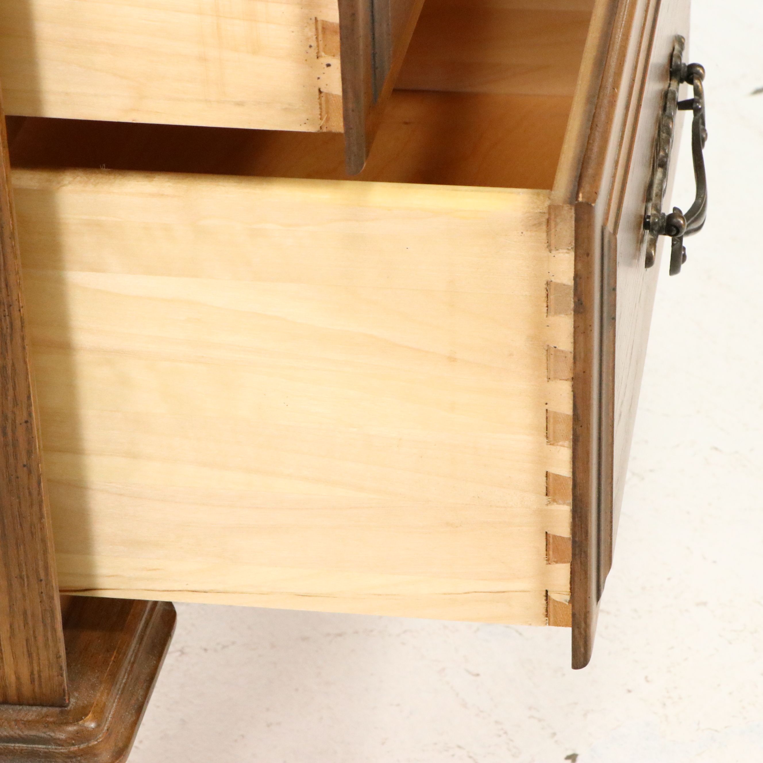 Mediterranean Revival Pecan Bedroom Suite, 1968