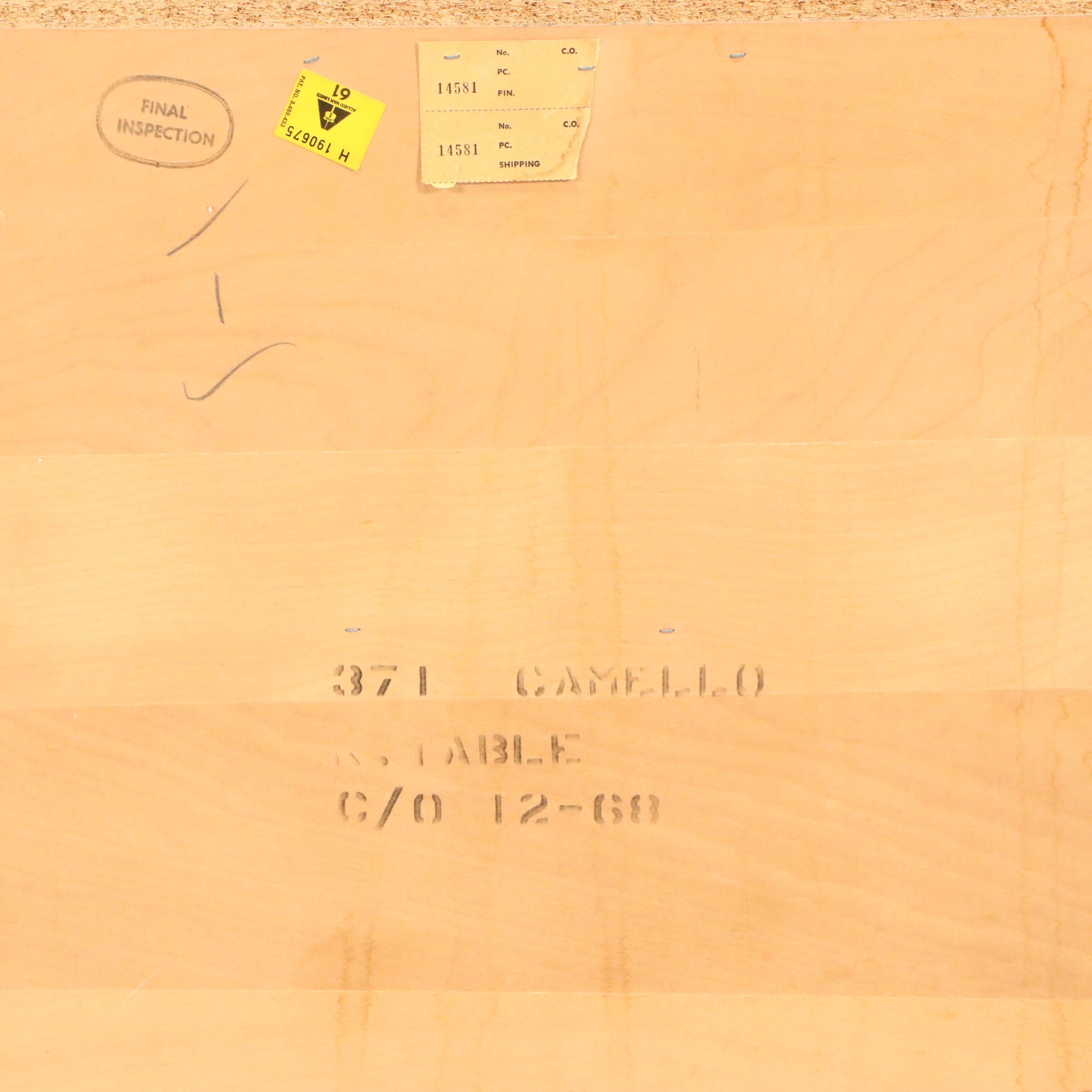 Mediterranean Revival Pecan Bedroom Suite, 1968