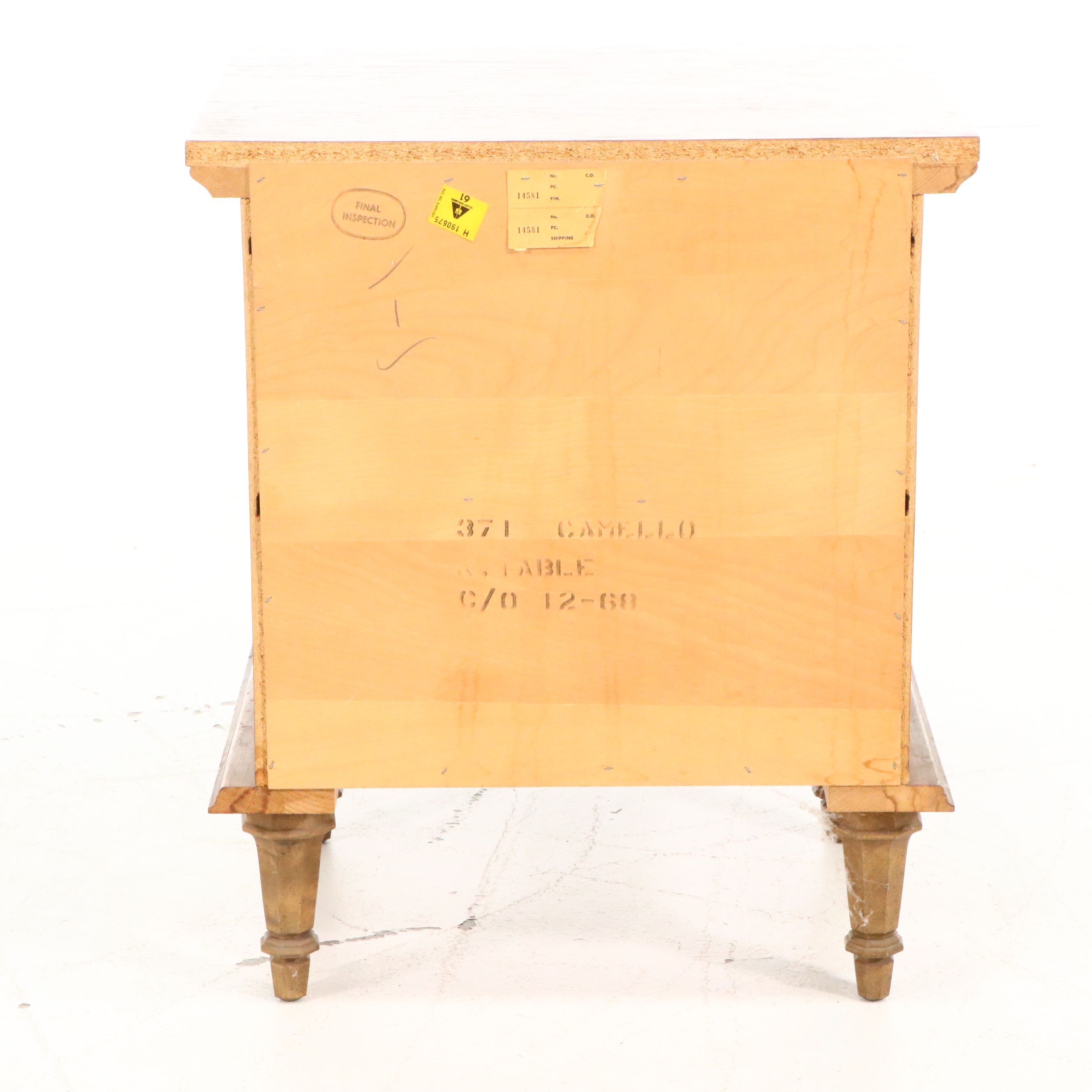 Mediterranean Revival Pecan Bedroom Suite, 1968