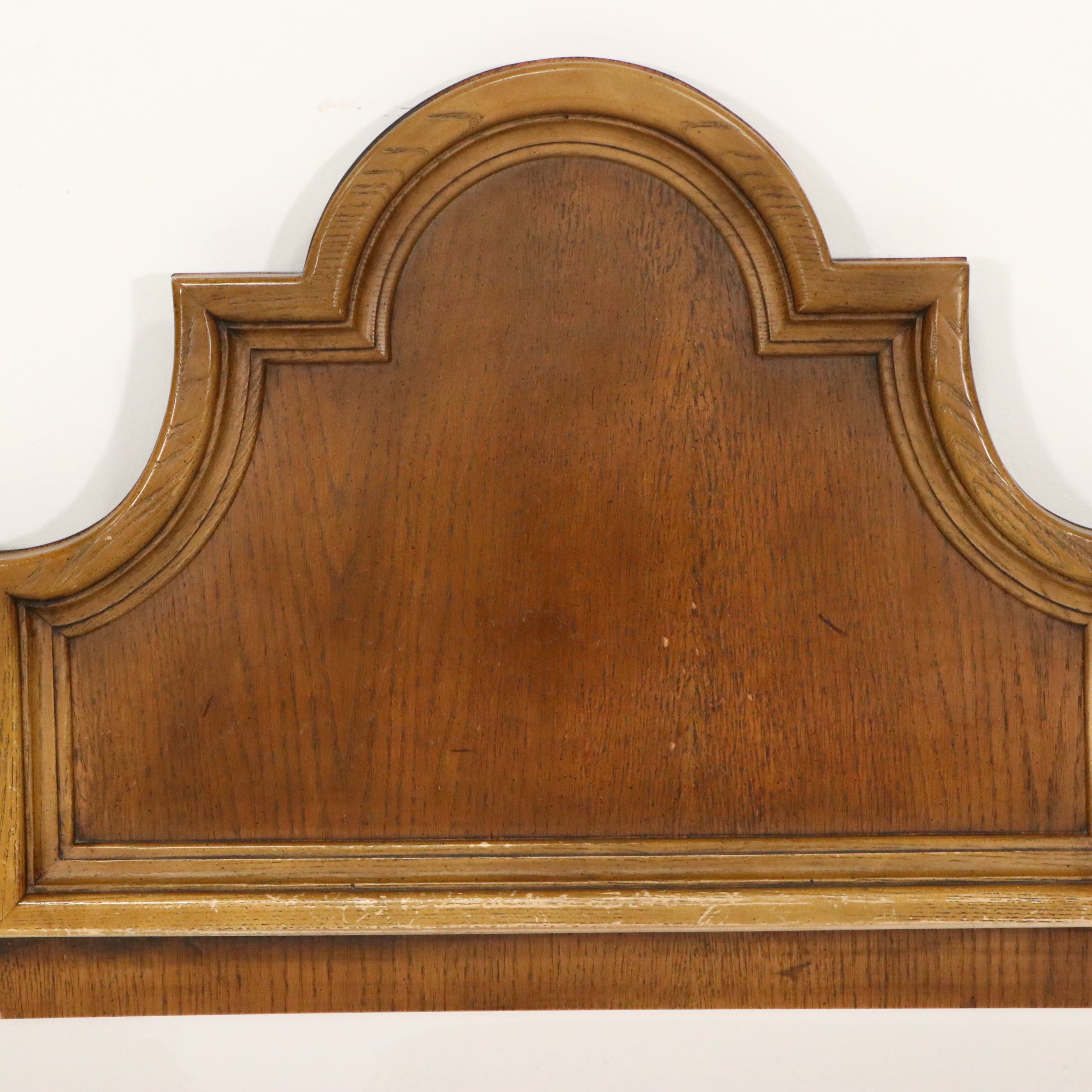 Mediterranean Revival Pecan Bedroom Suite, 1968