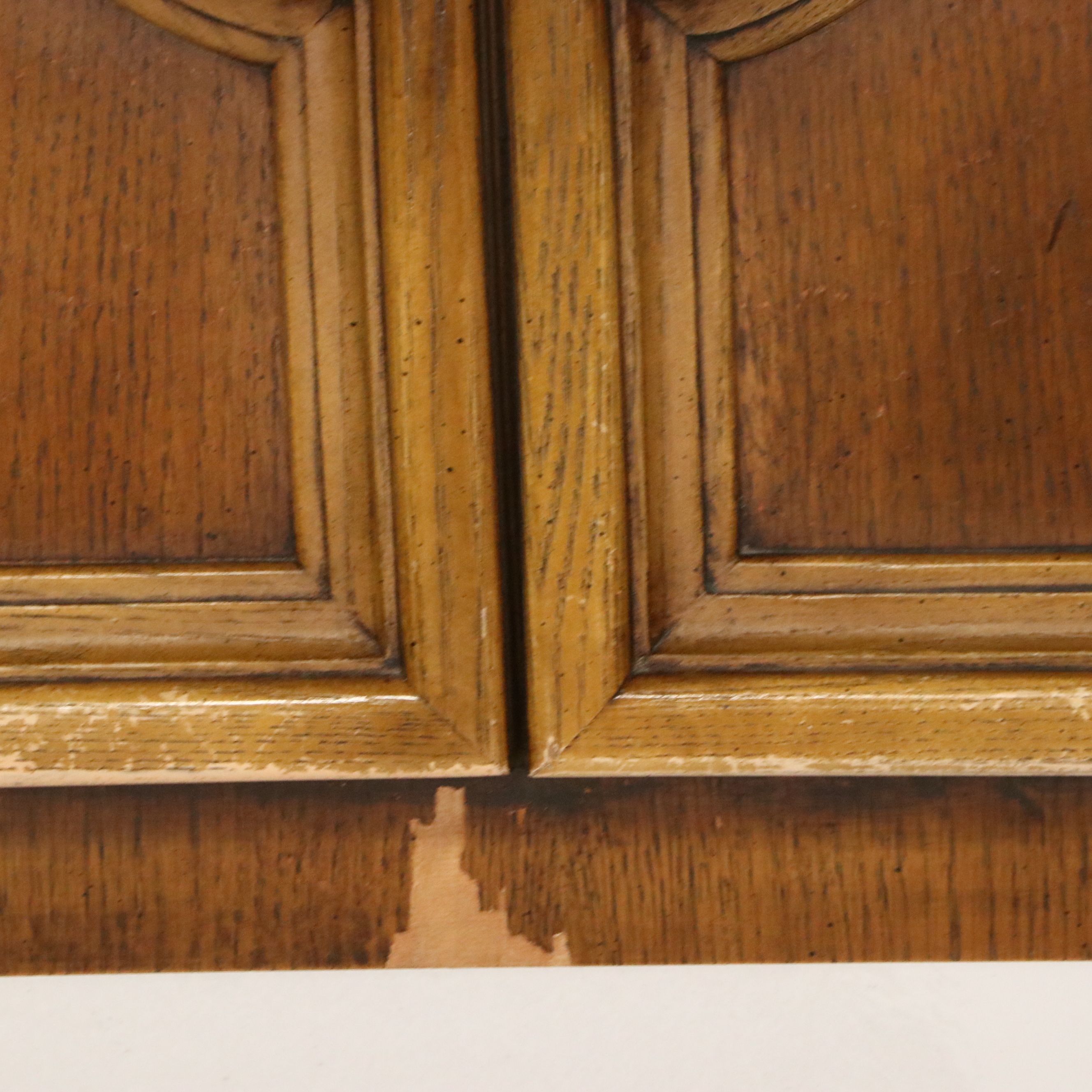 Mediterranean Revival Pecan Bedroom Suite, 1968