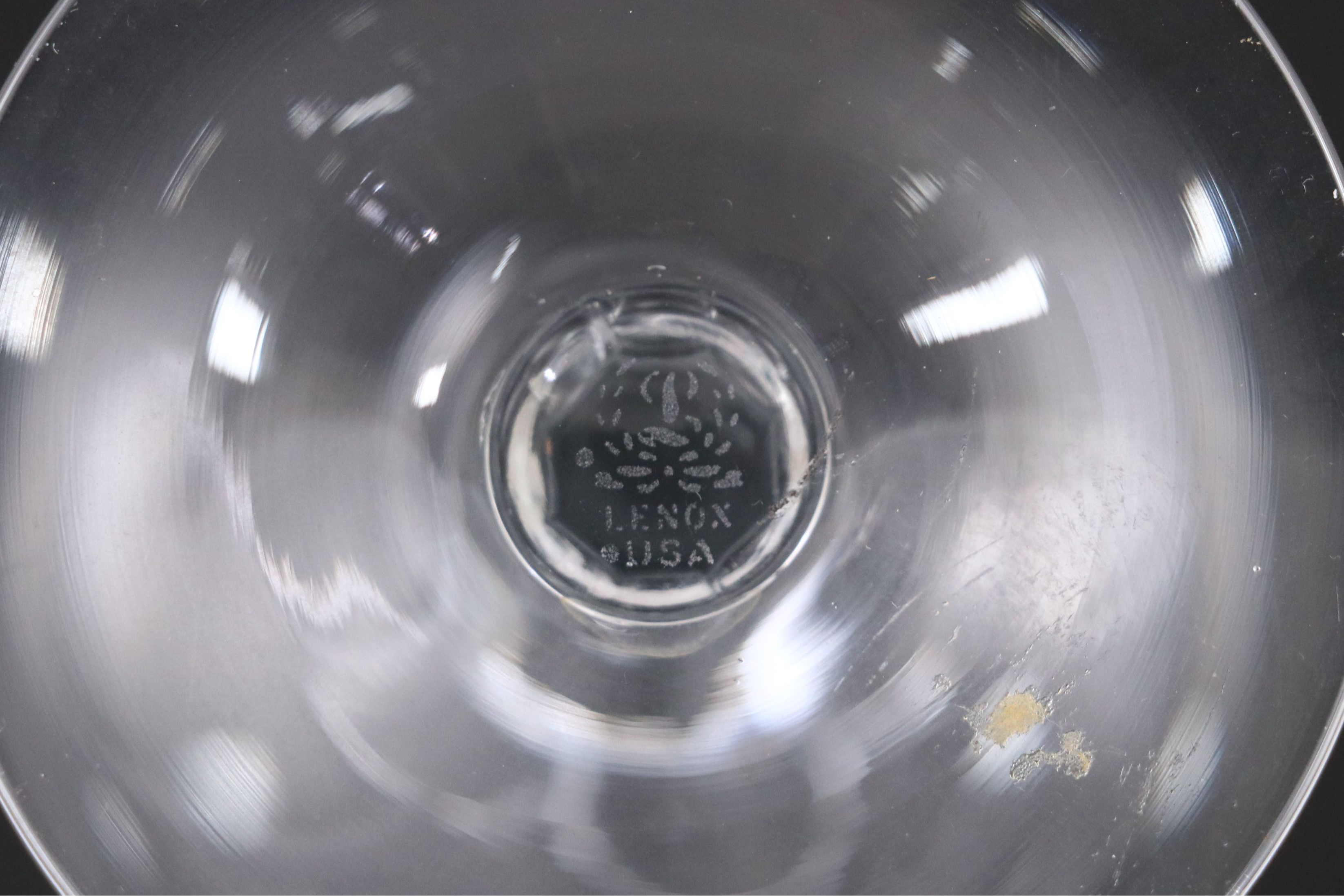 Lenox "Solitaire" Bone China Dinnerware with "Moonspun" Stemware