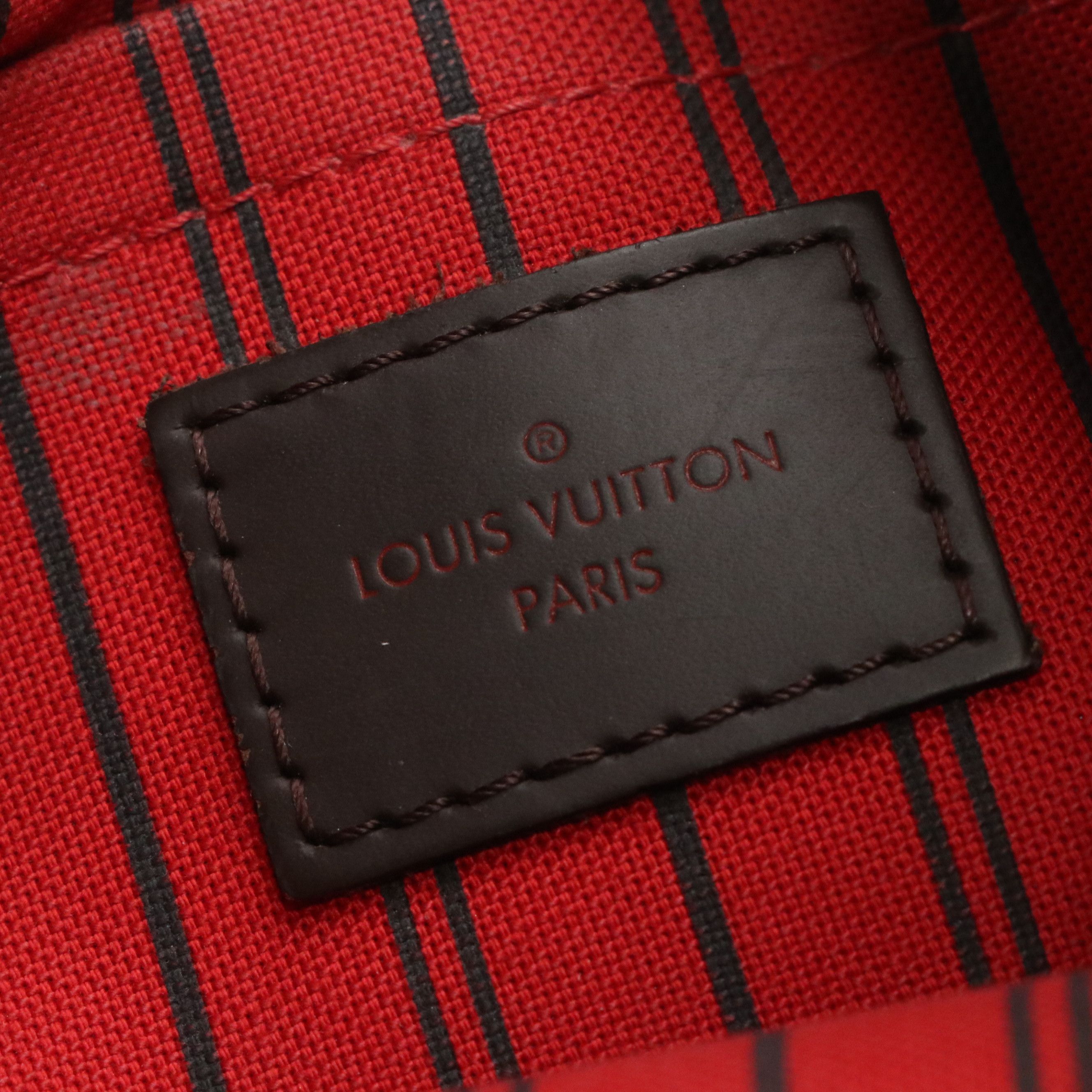 Louis Vuitton Neverfull MM/GM Pouch in Damier Ebene Canvas