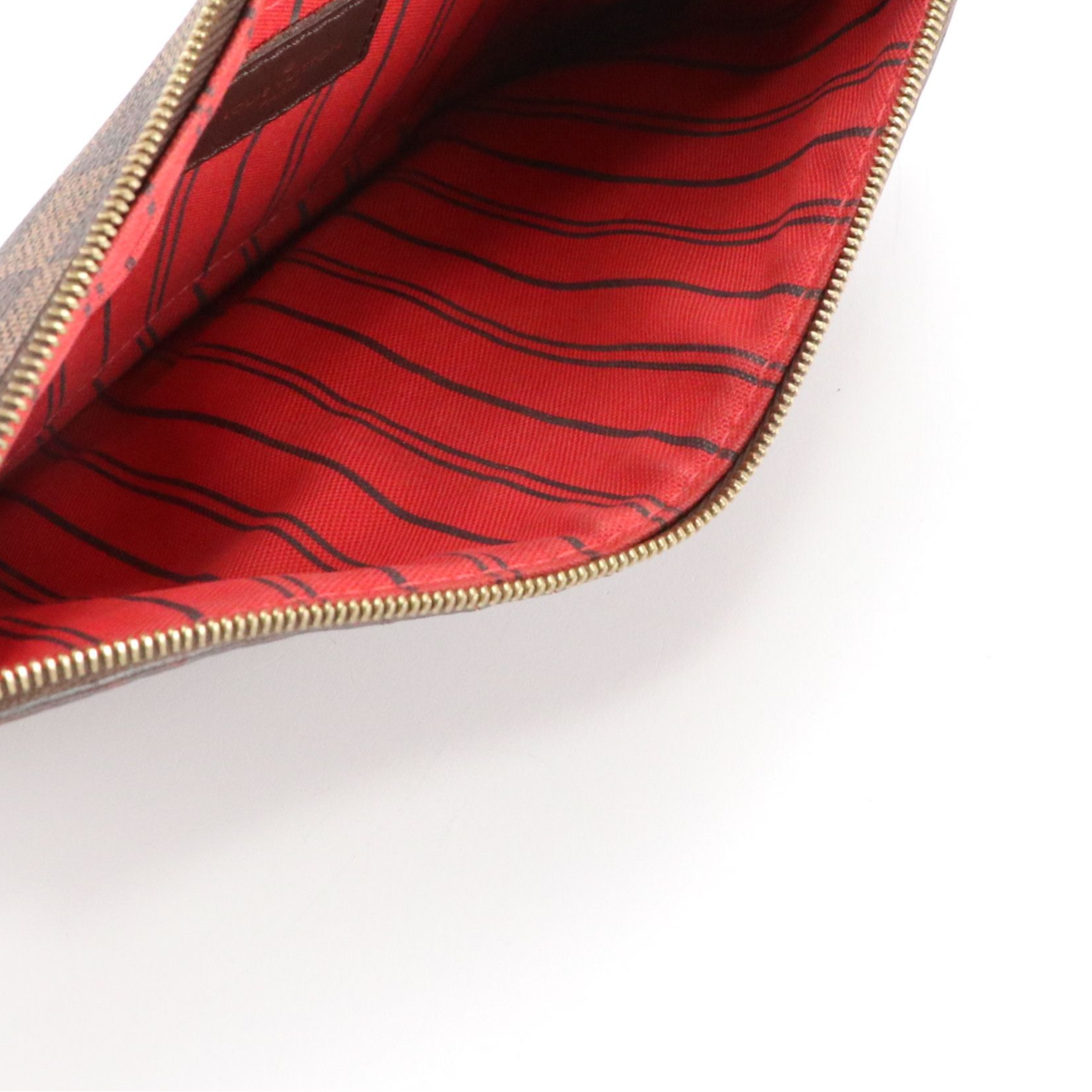 Louis Vuitton Neverfull MM/GM Pouch in Damier Ebene Canvas